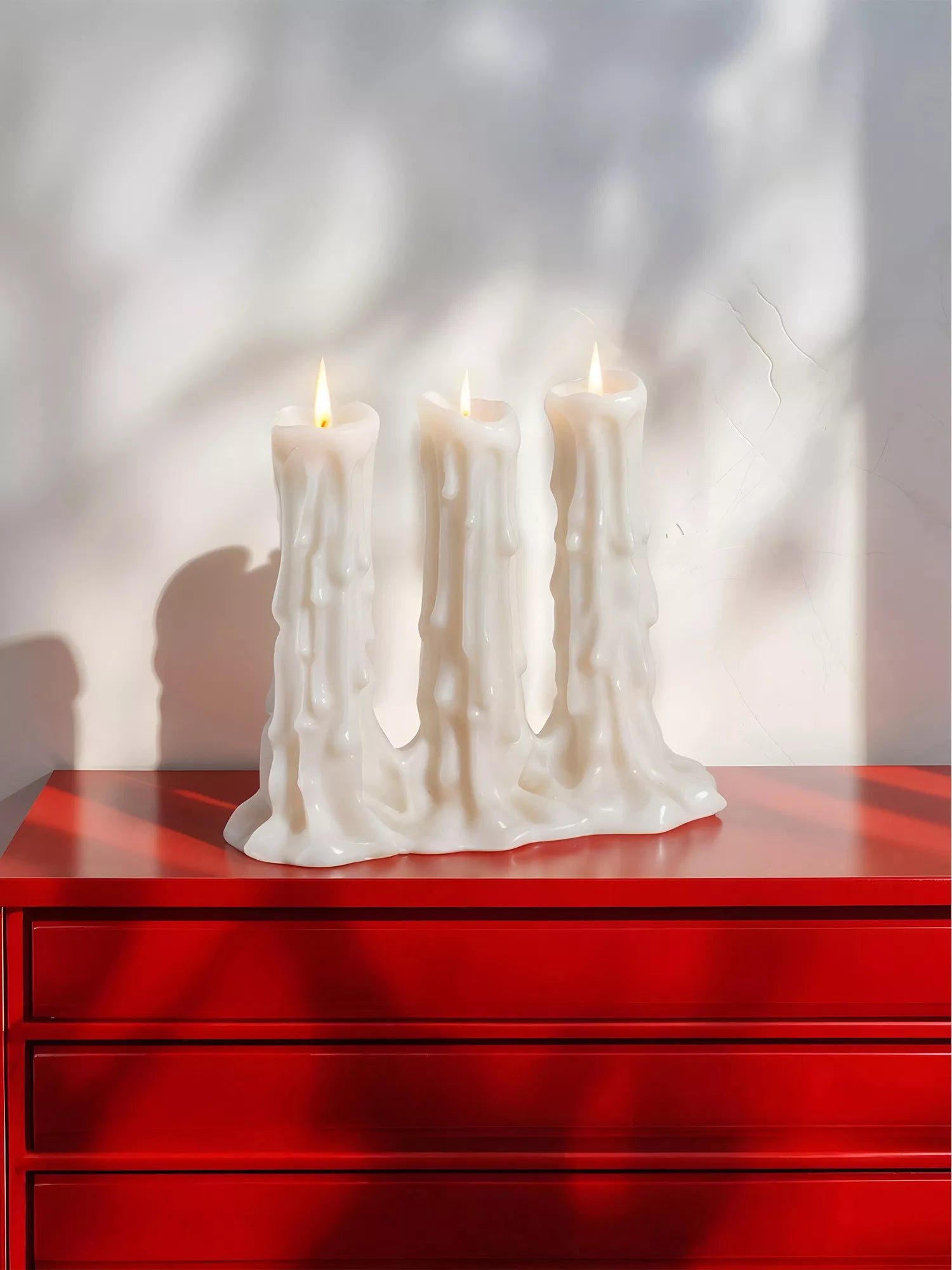 Trojitá svíčka MELT-D z rostlinného vosku