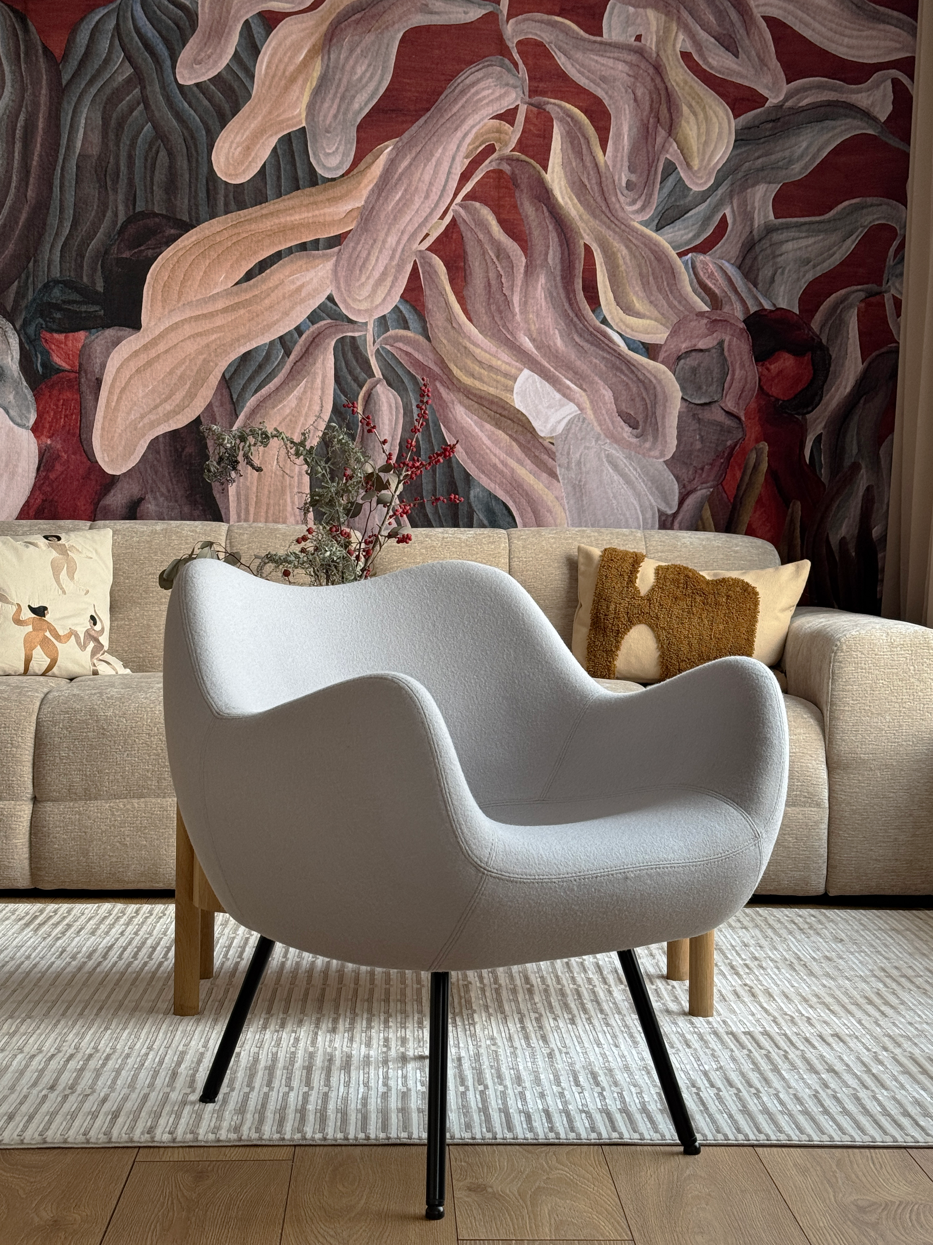 Křeslo RM58 CLASSIC SOFT béžové