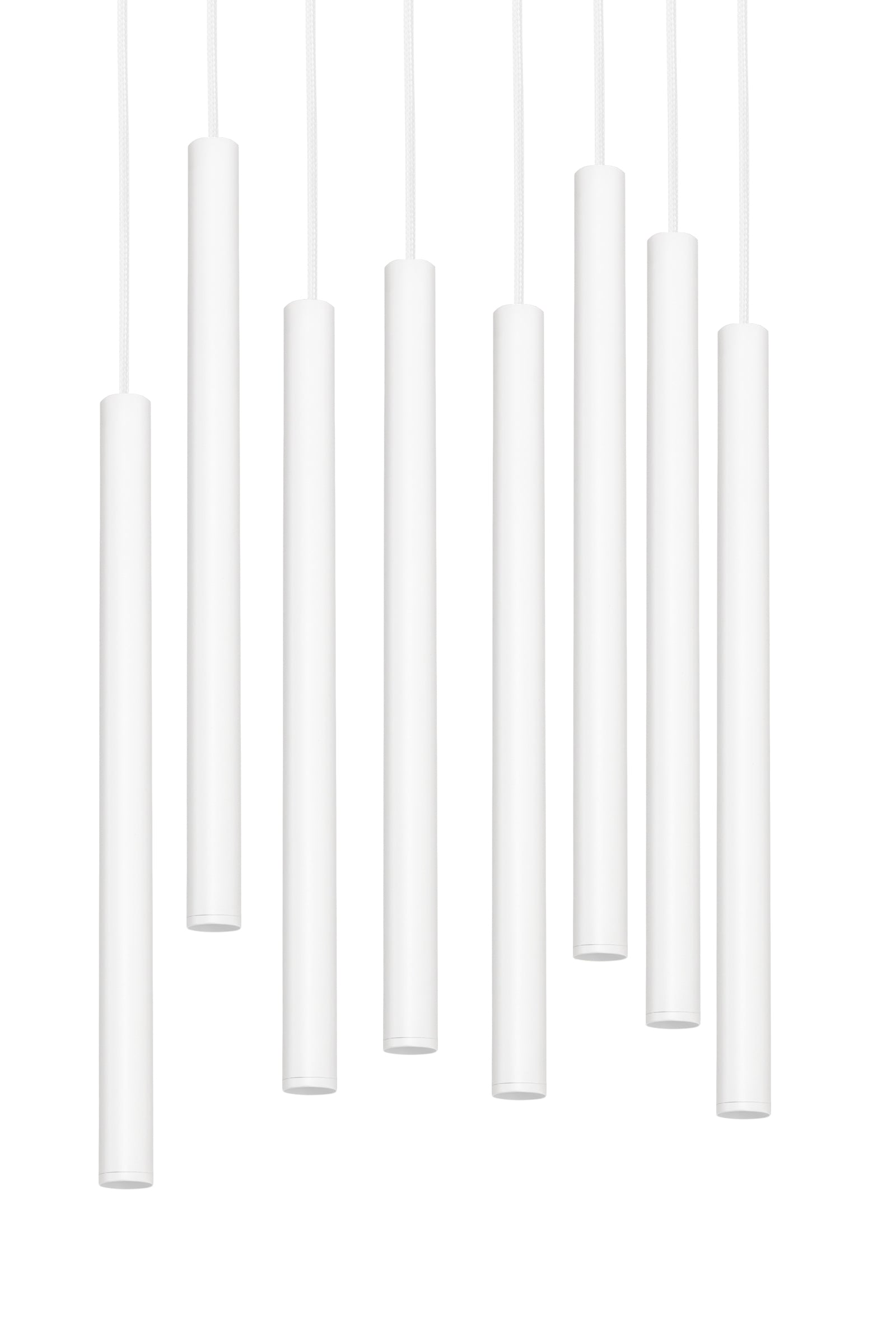 Závěsné svítidlo ROLL 8 bílé