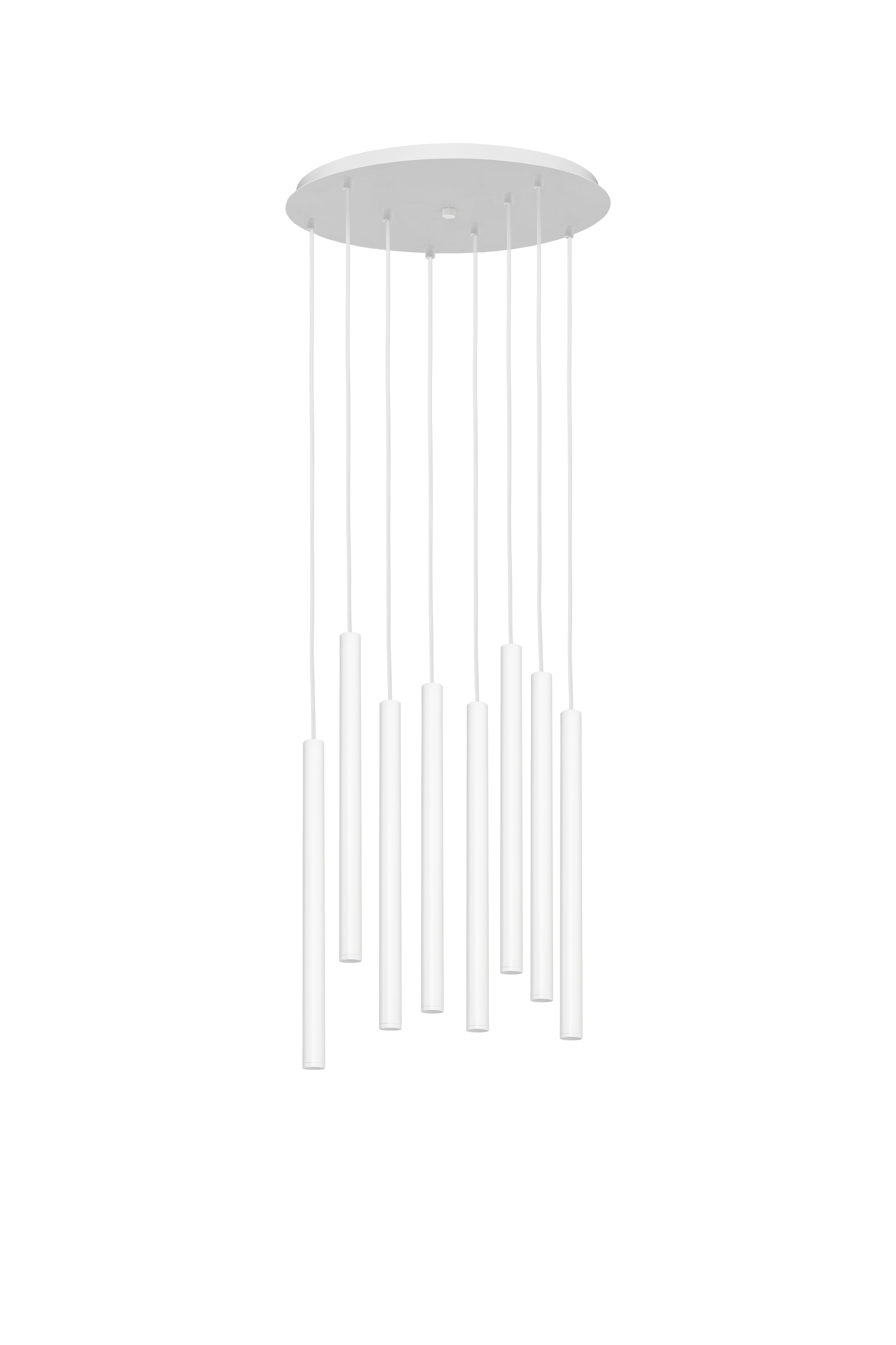 Závěsné svítidlo ROLL 8 bílé