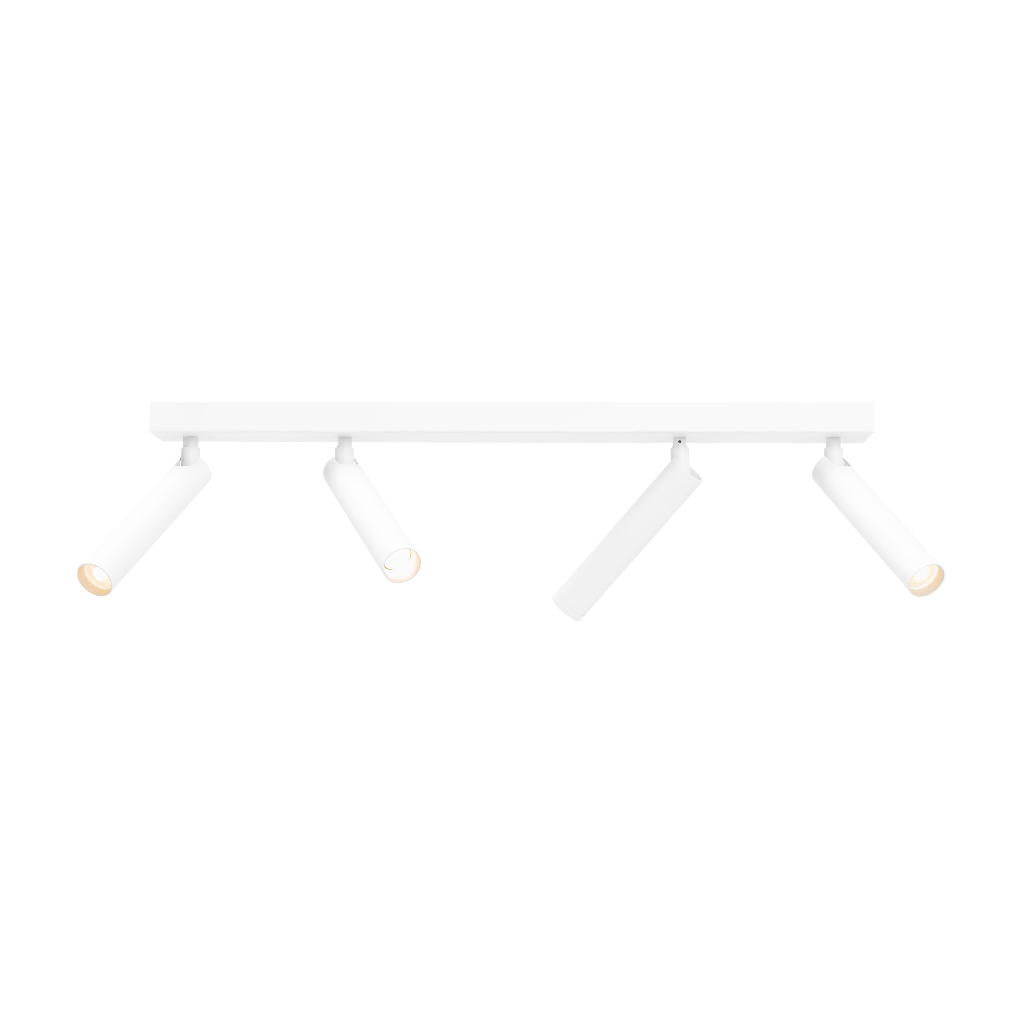 ROLL 4 four-point ceiling lamp white