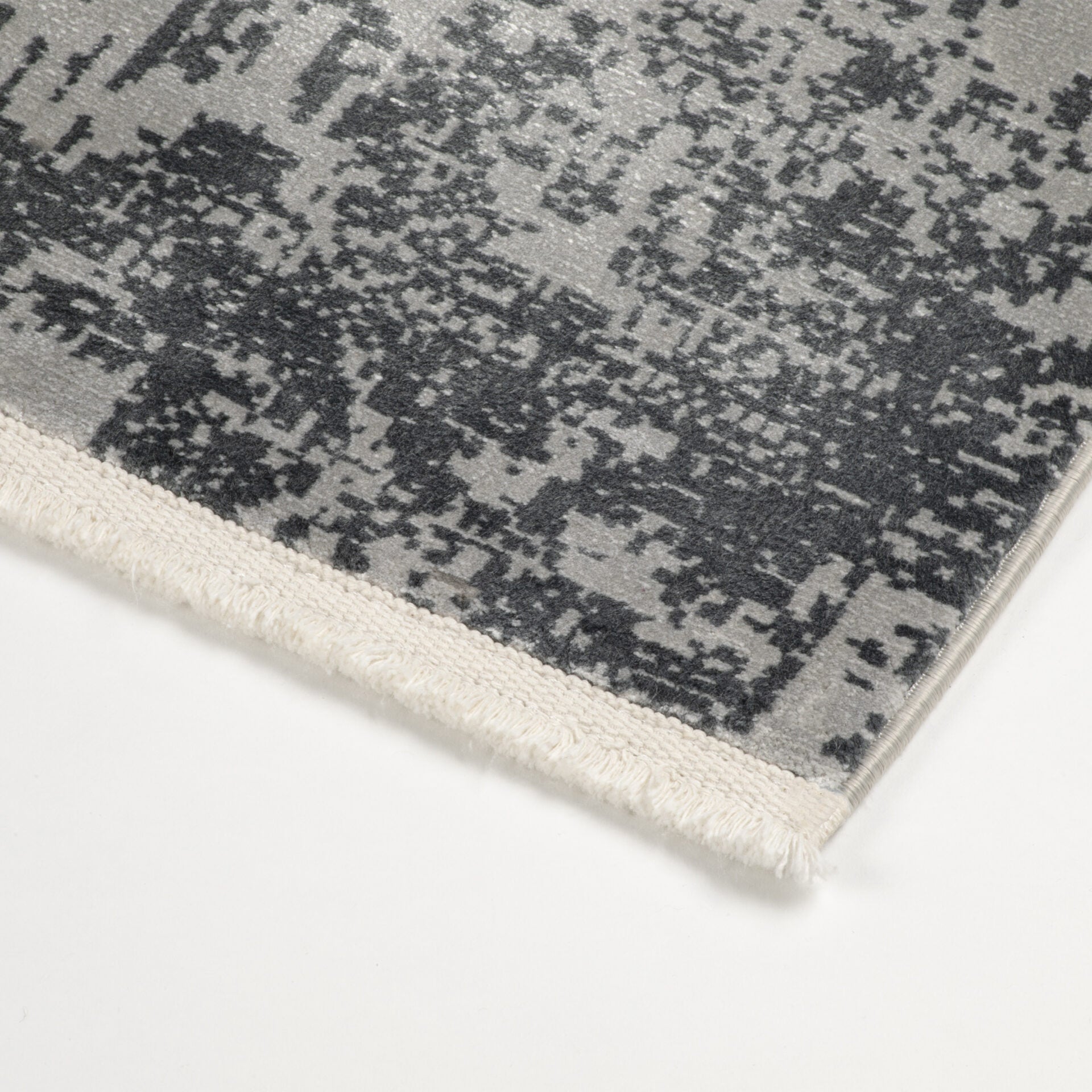 Koberec ROYAL tmavě šedý s béžovou