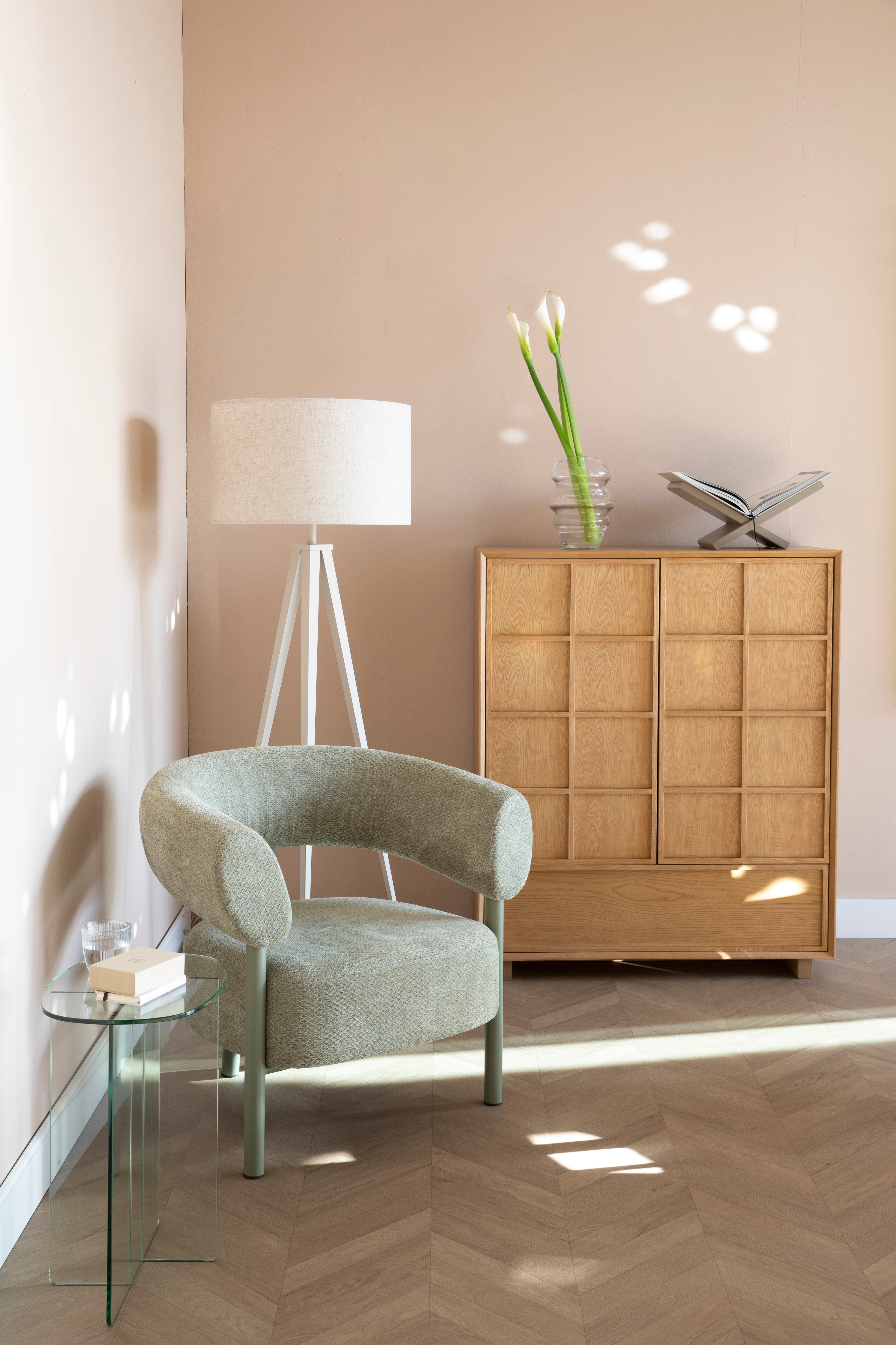 RASTER Ash Veneer Wardrobe