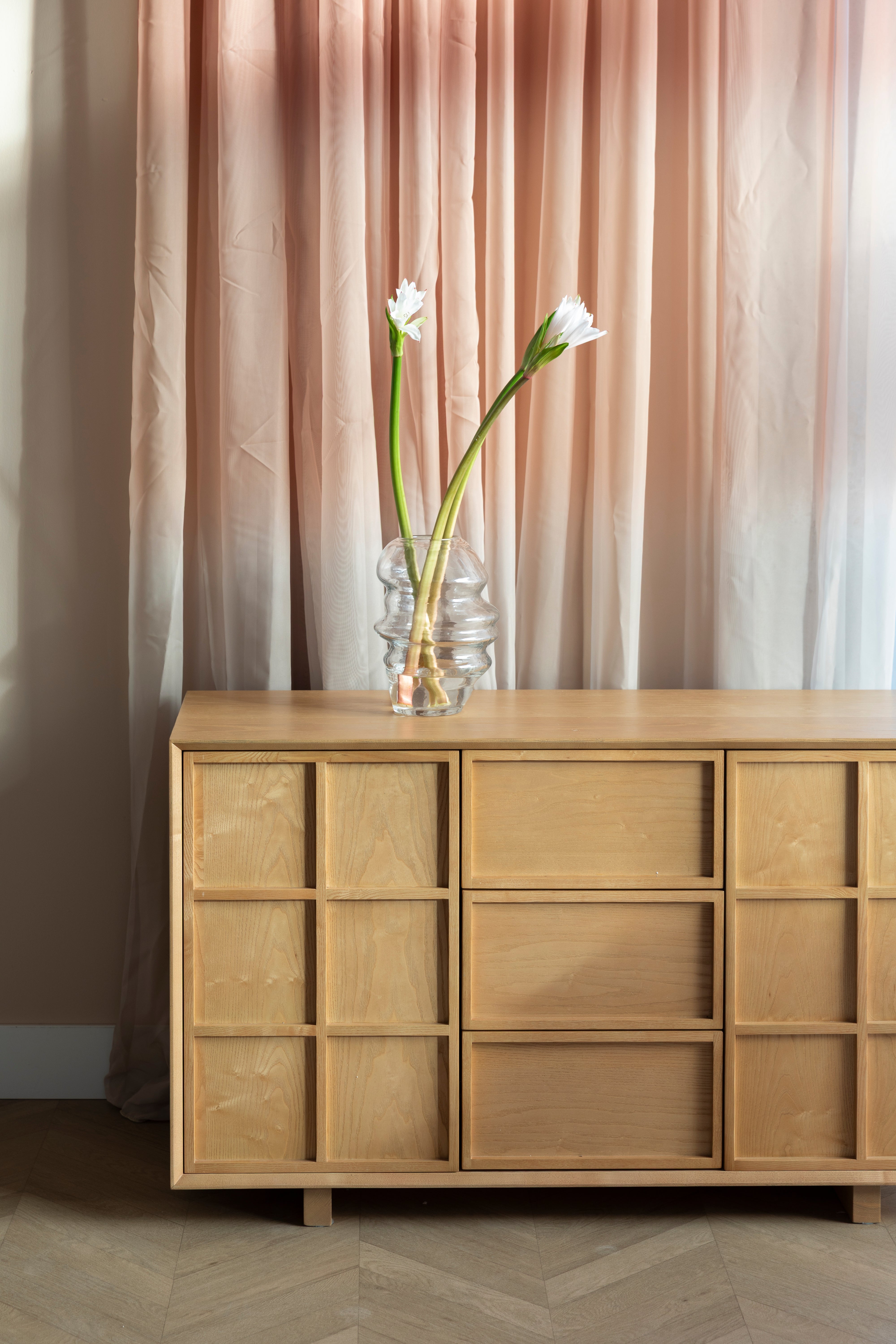 Komoda RASTER jasanový dýha