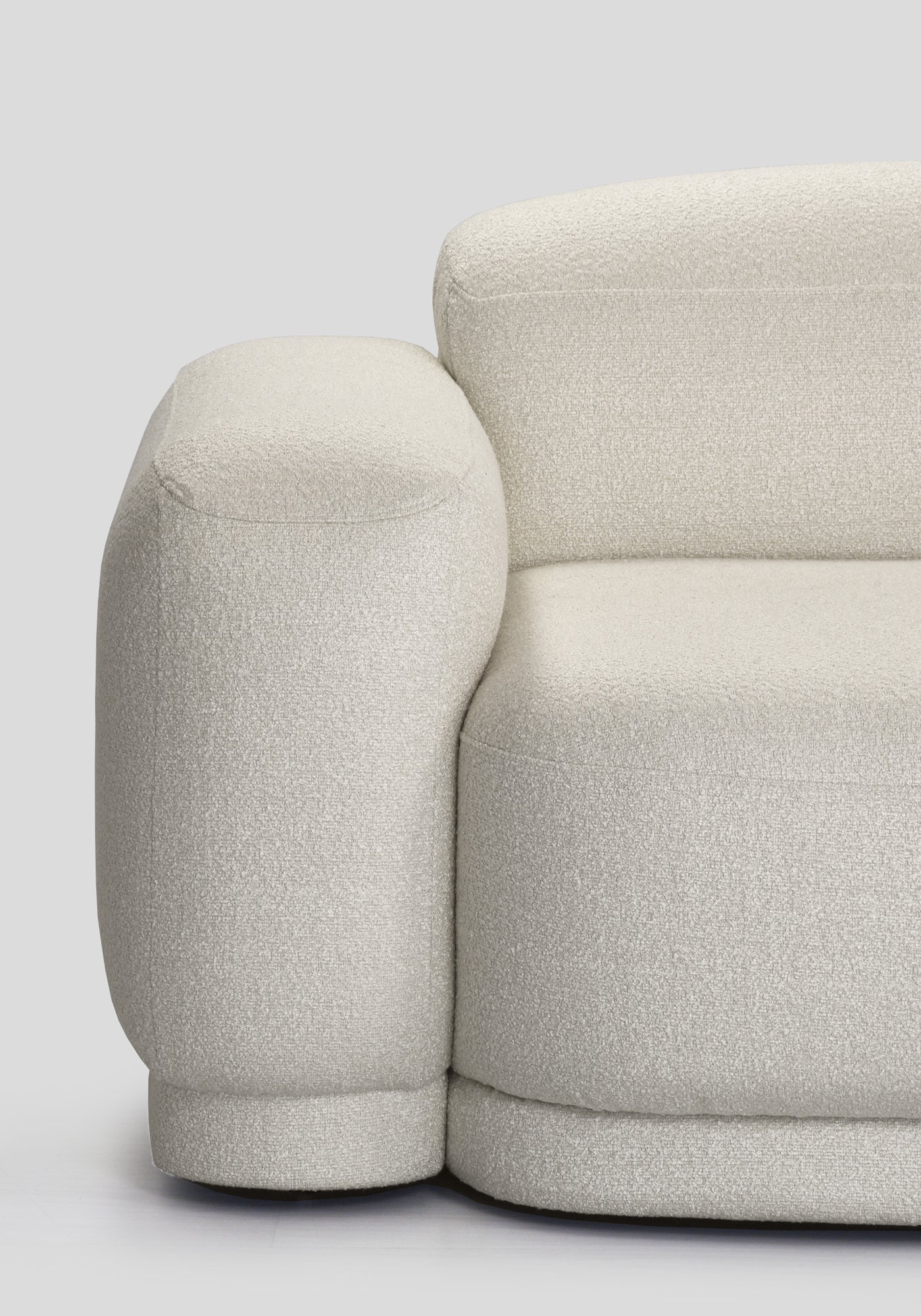 2-Seater Upholstered Modular Sofa REM