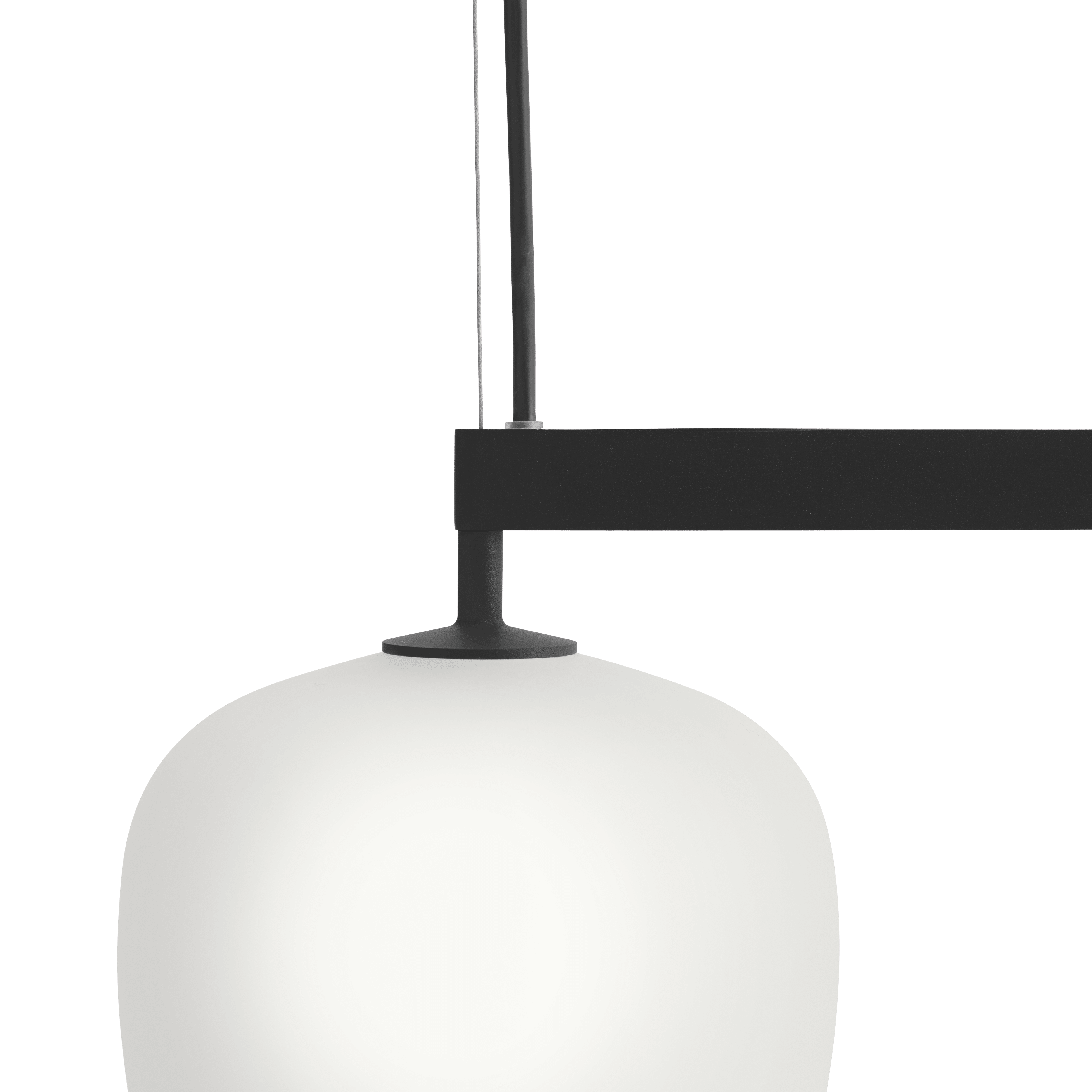 Závěsná lampa RIME RAIL černá