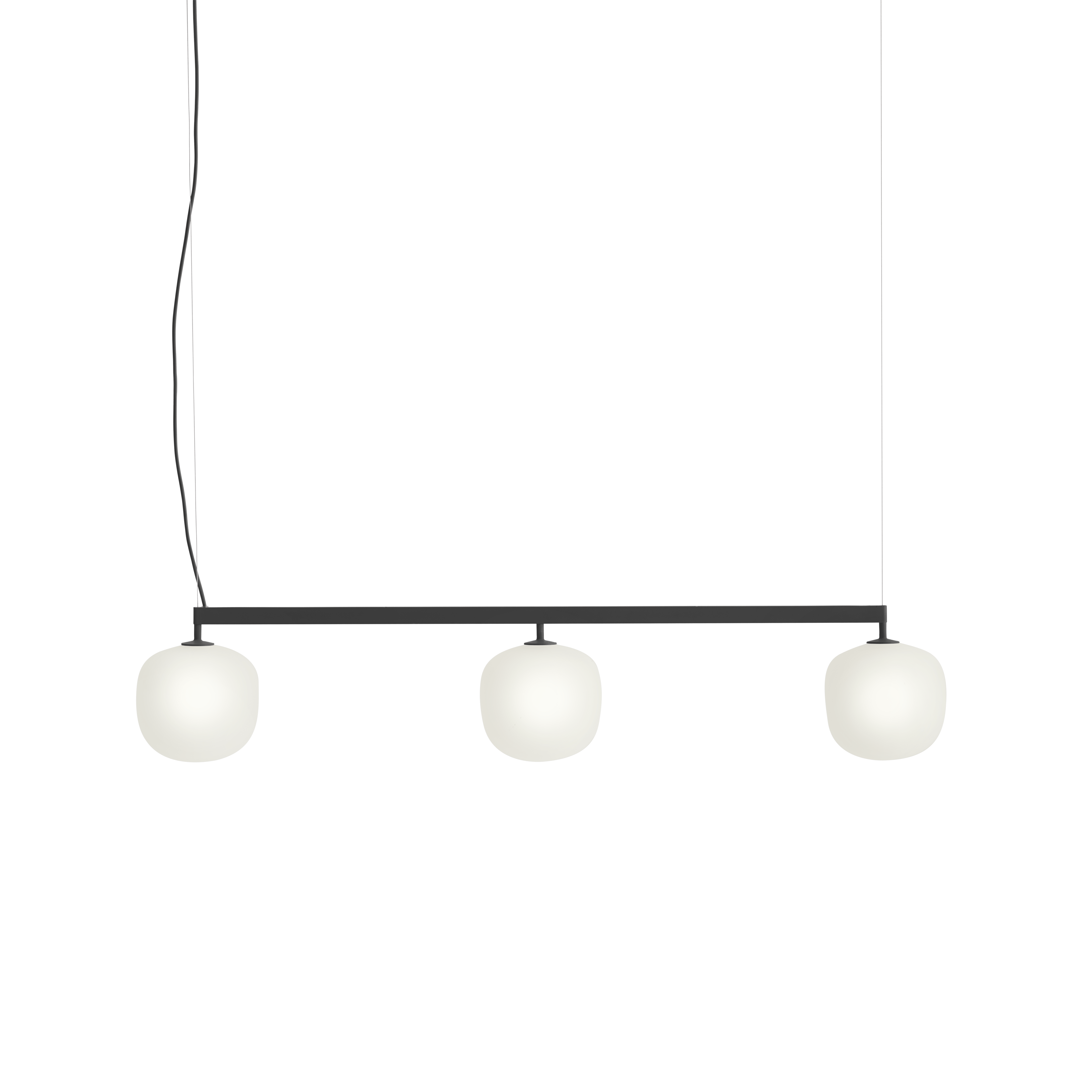 Závěsná lampa RIME RAIL černá
