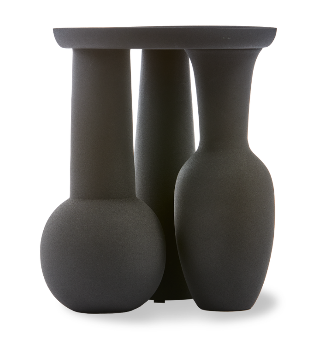 Váza ROMAN VÁZA & TALÍŘ černý