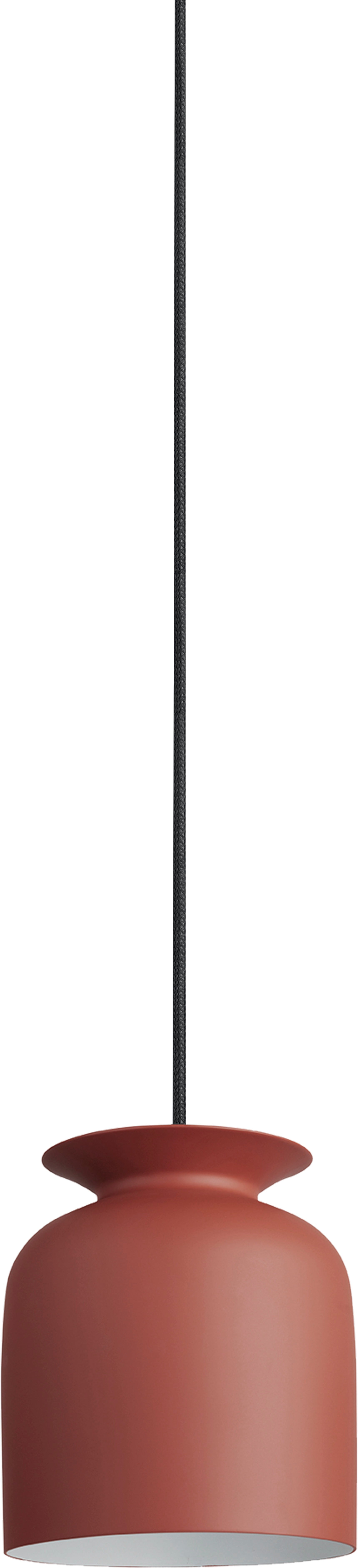 Závěsné svítidlo RONDE rezavě červená