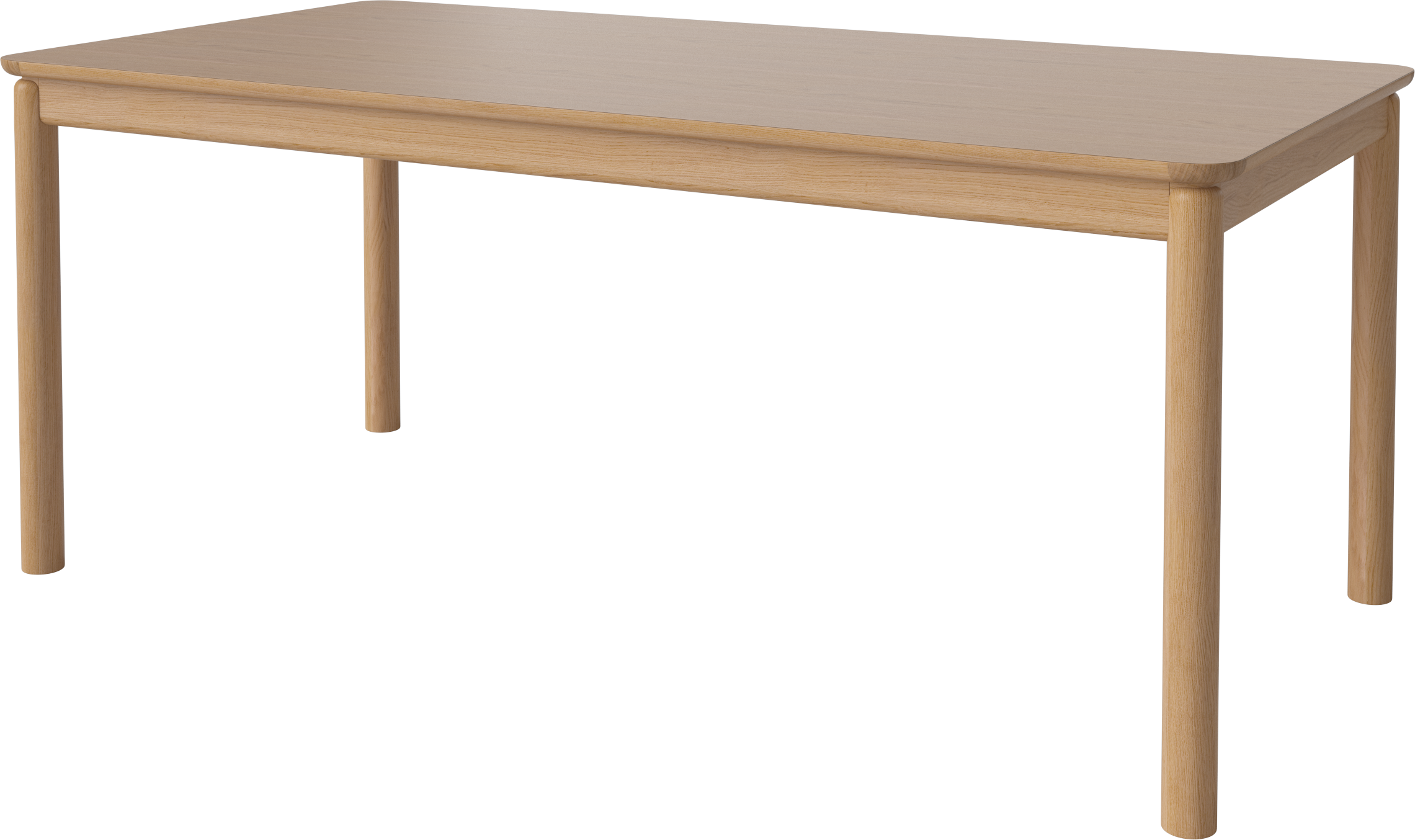 Stůl RONYA dubový s dubovou základnou