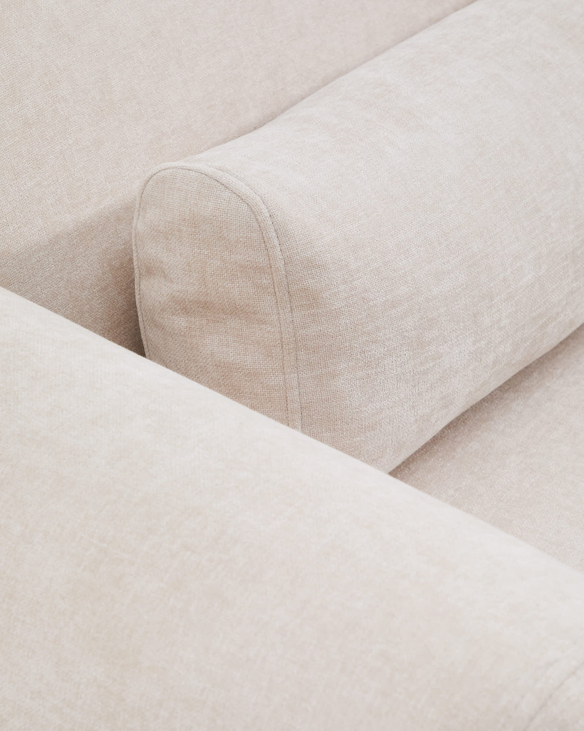Sofa 6-osobowa z przesuwanymi siedziskami LARES beżowy szenil – ujęcie 8