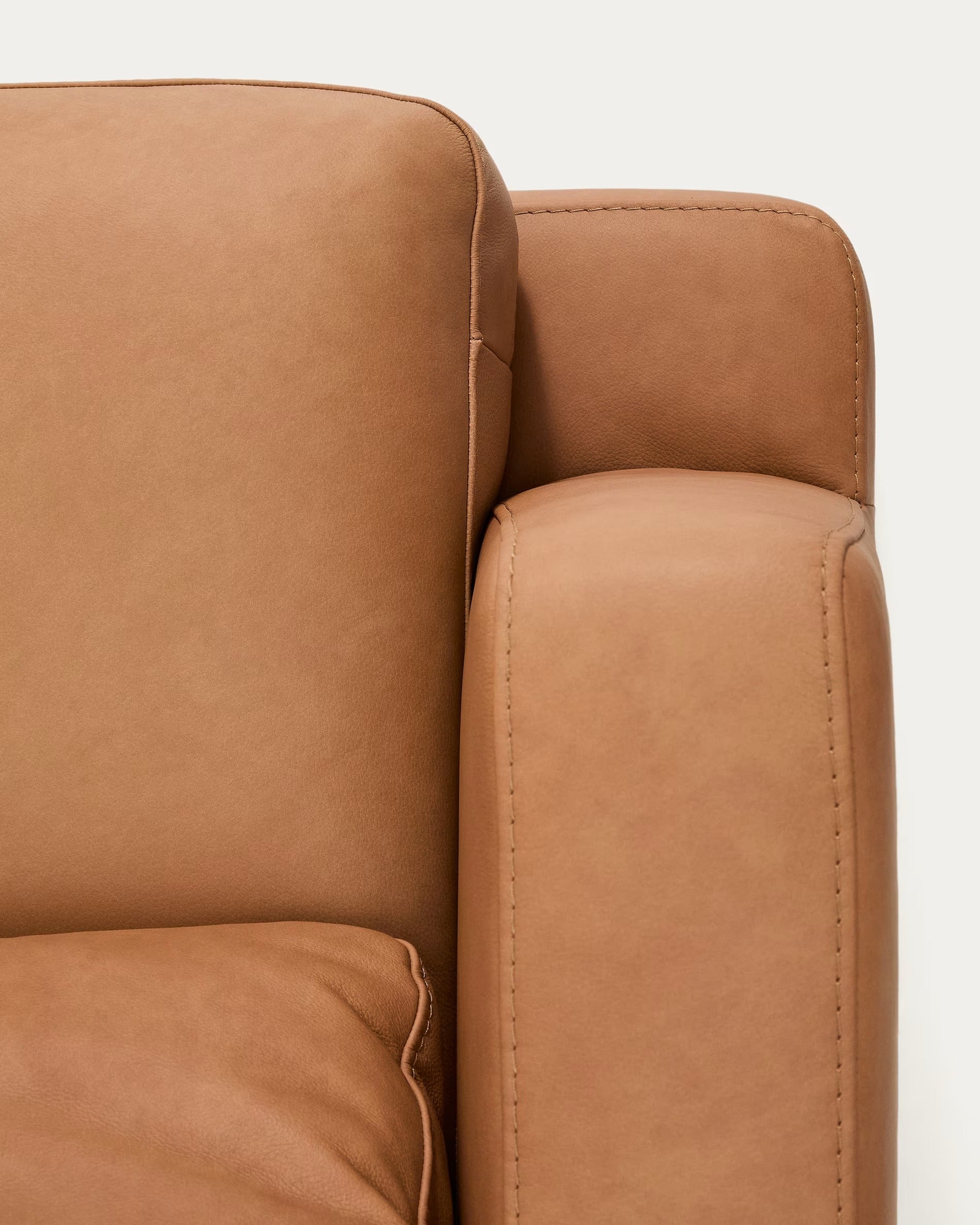 6-seater GALA sofa natural leather