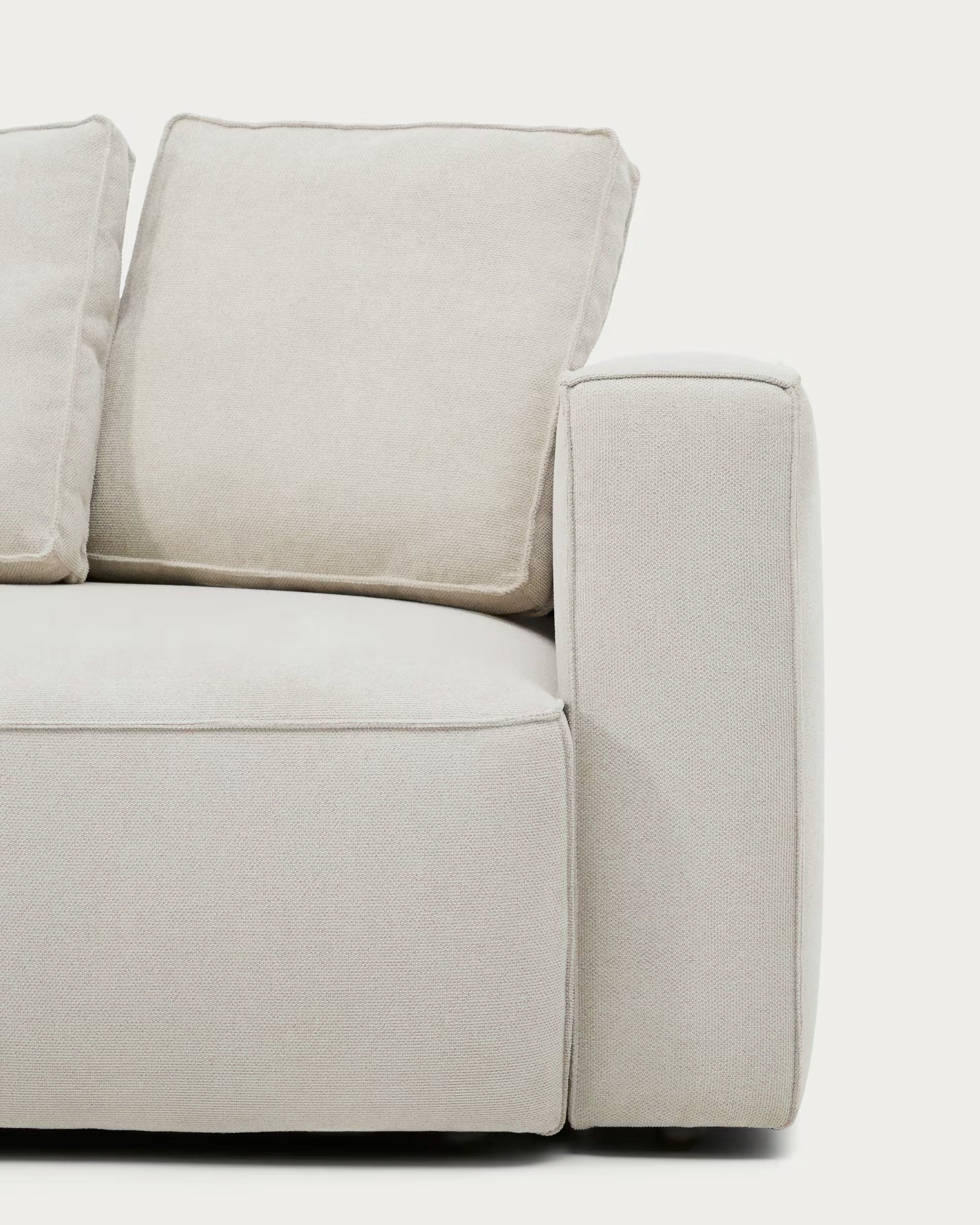 Left-facing 3-seater sofa bed MARELA beige