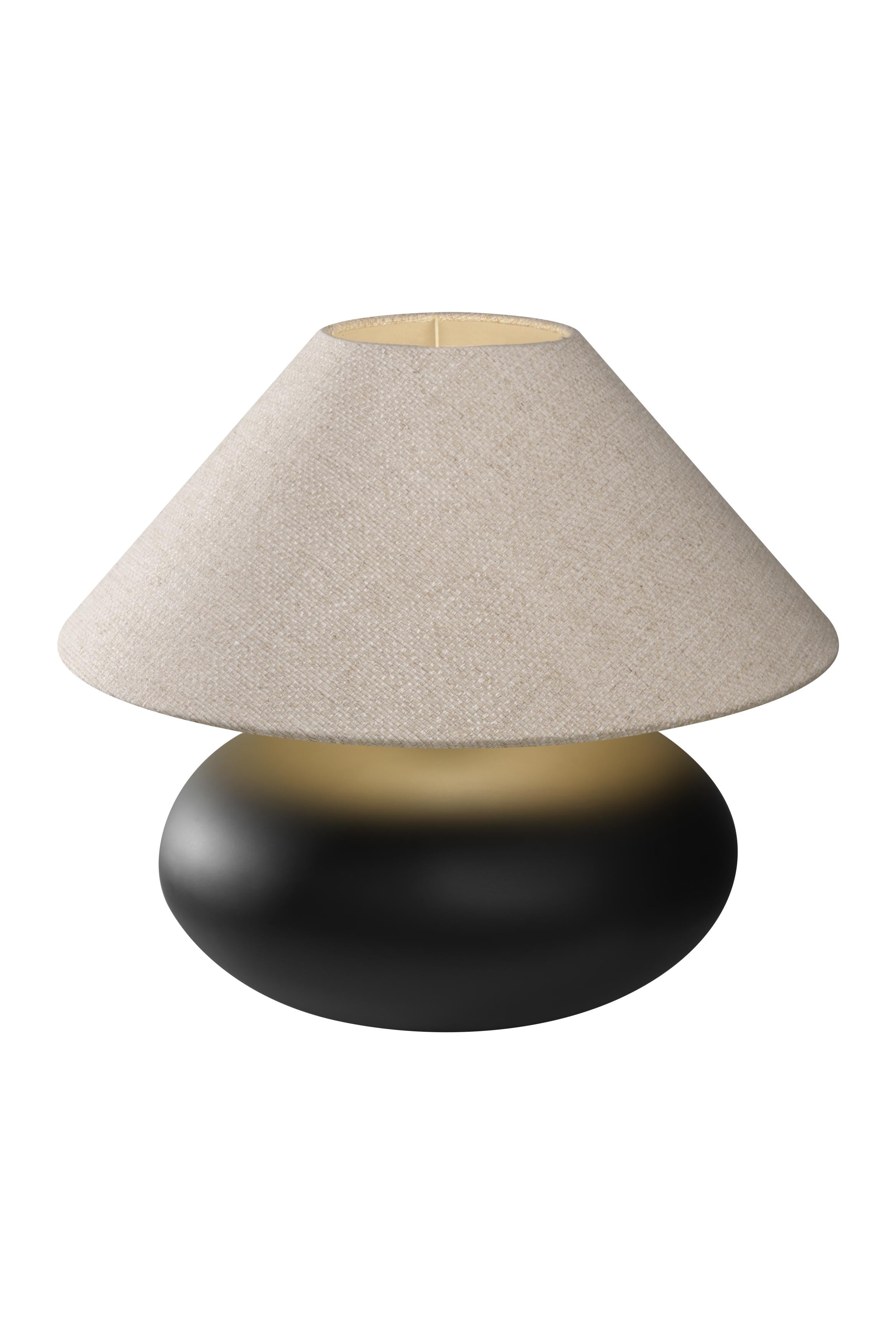 SAWA NATUR table lamp light beige thick weave fabric