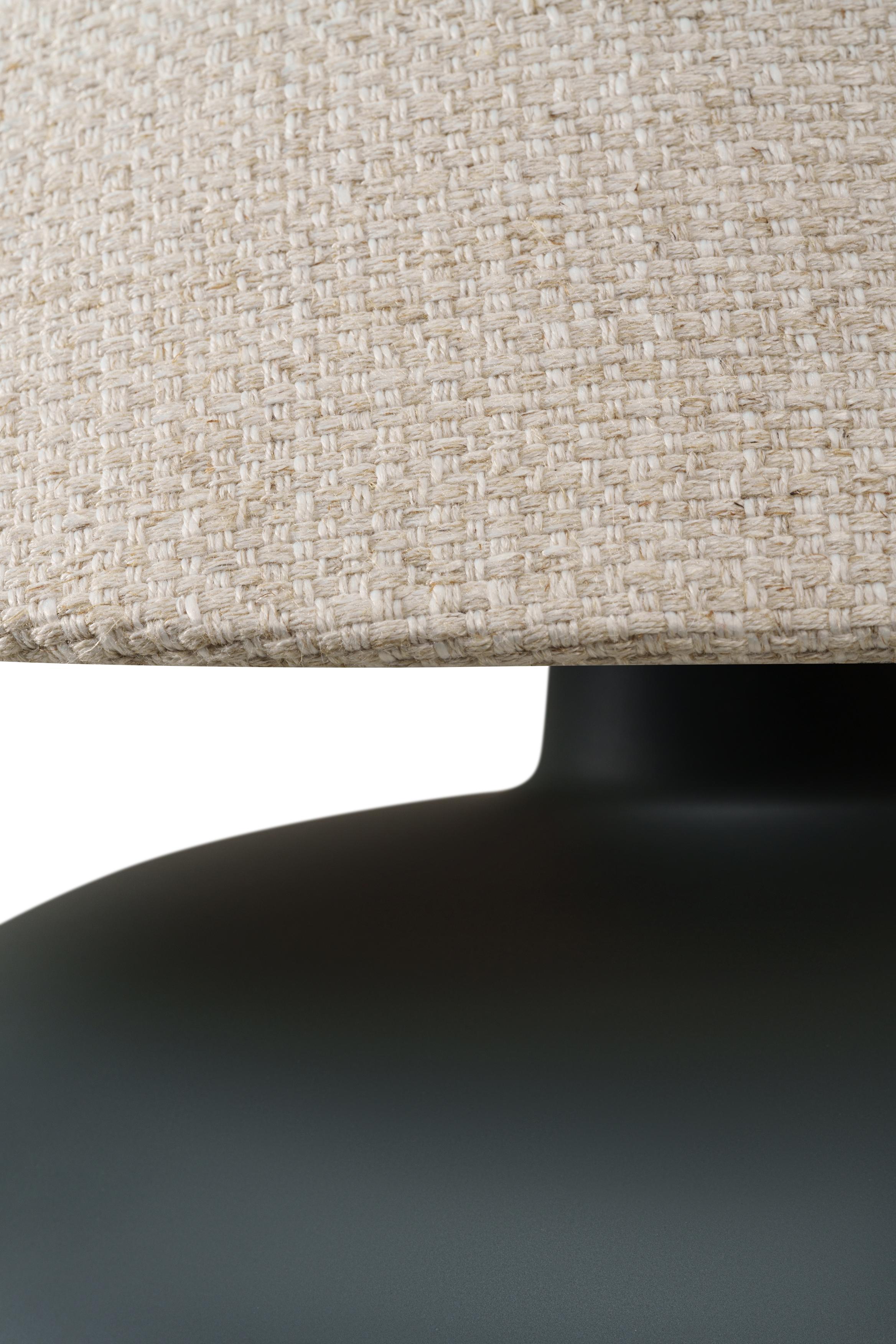 SAWA NATUR table lamp light beige thick weave fabric