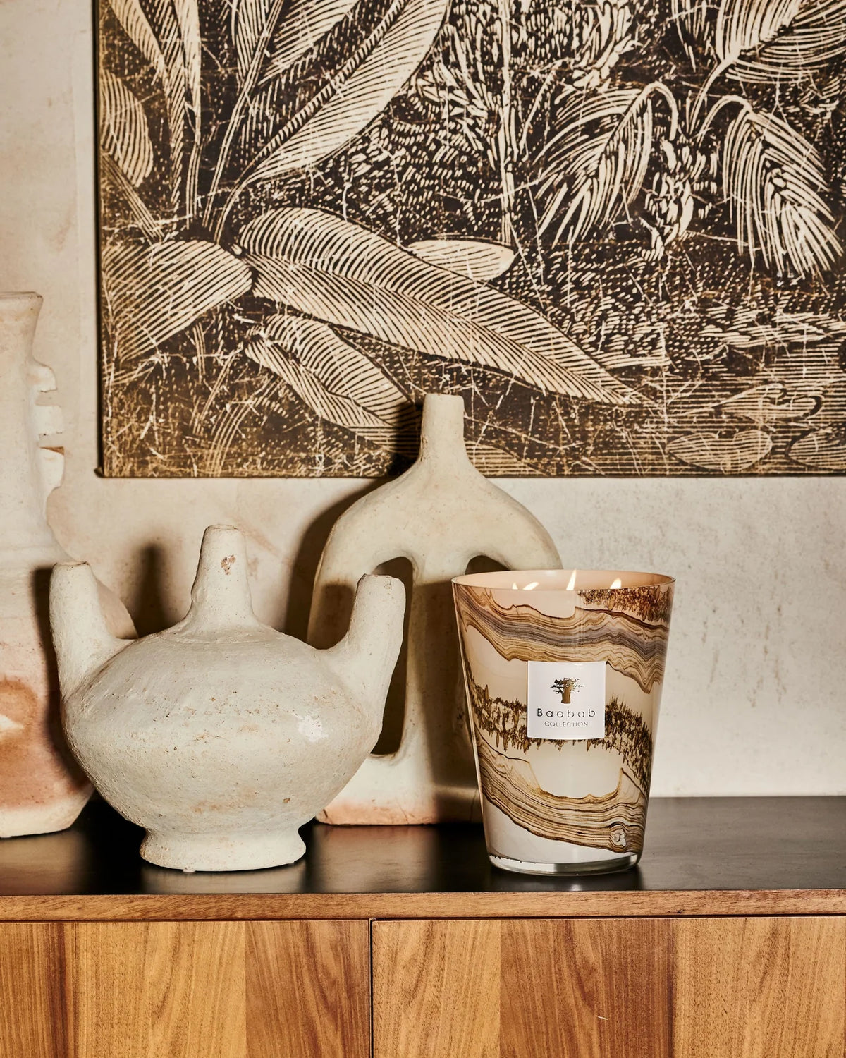 Aroma svíčka SAND SILOLI cedr, tonka fazole a limetka
