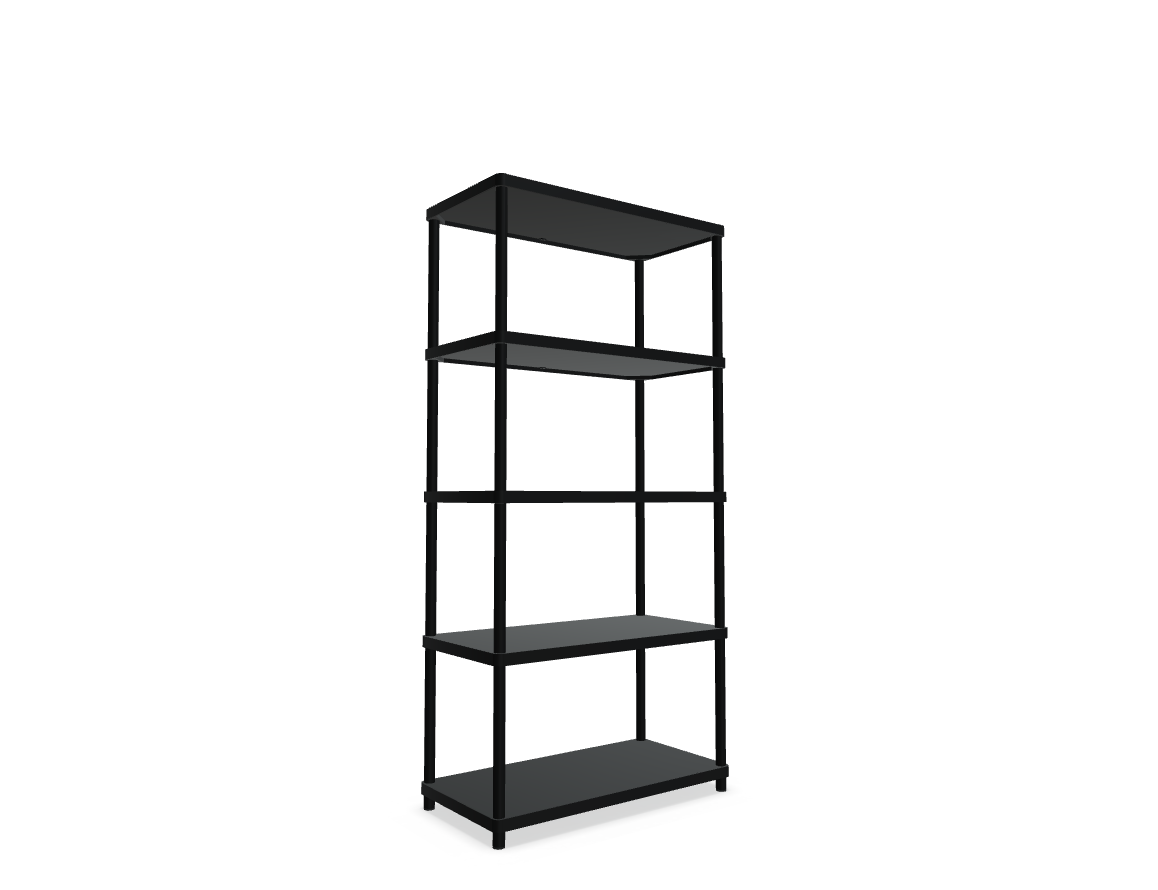Regał pojedynczy STILT metalowy – styl minimalistyczny