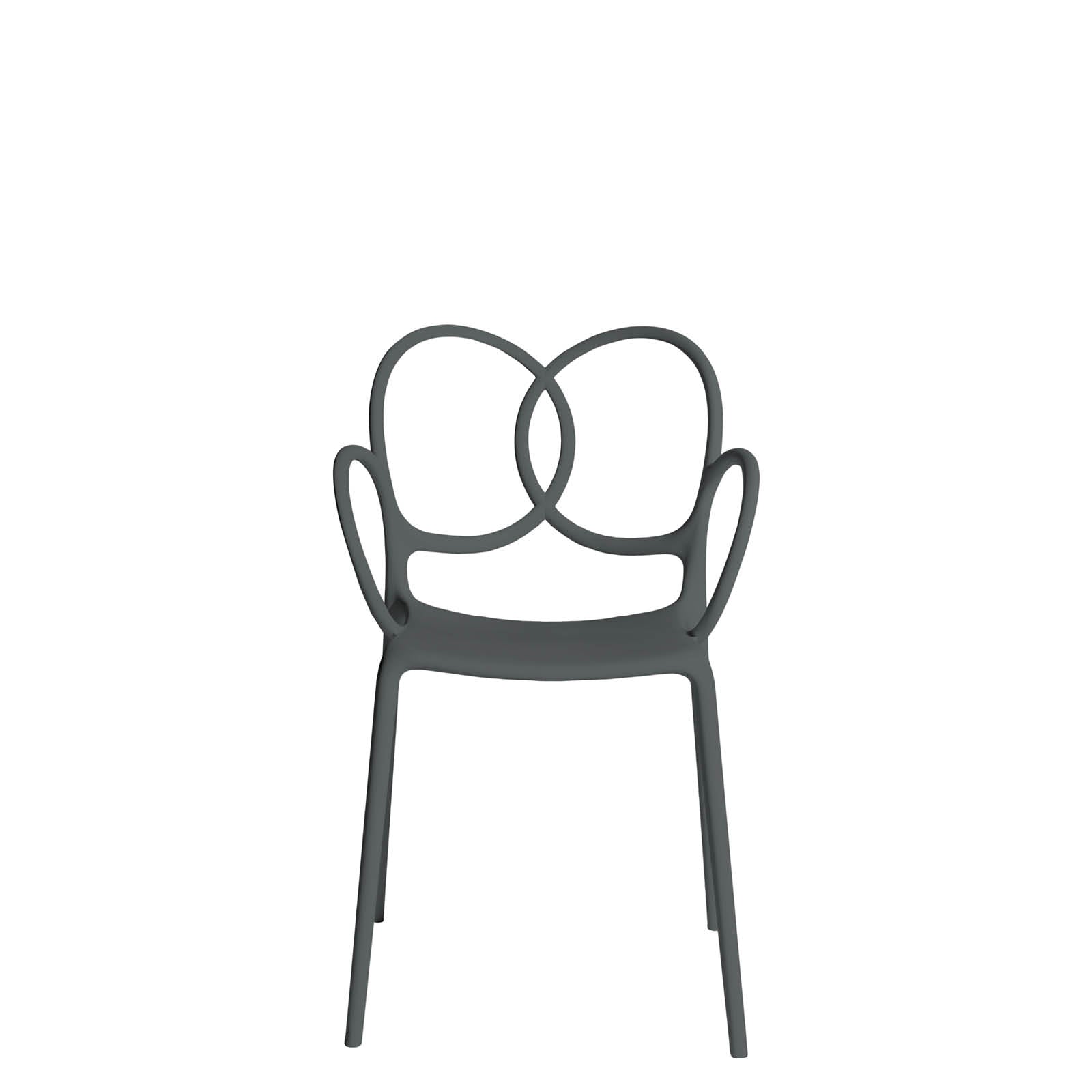 SISSI Armchair in Dark Gray