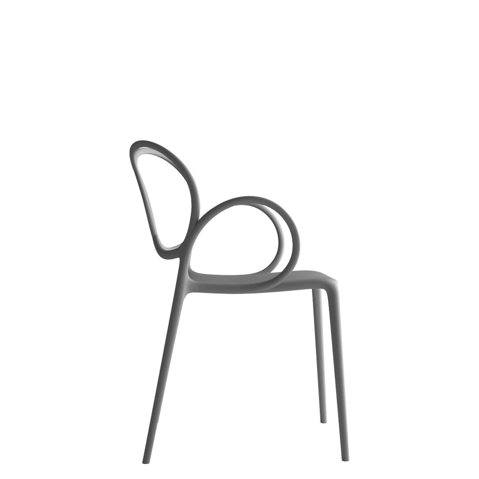 SISSI Armchair in Dark Gray