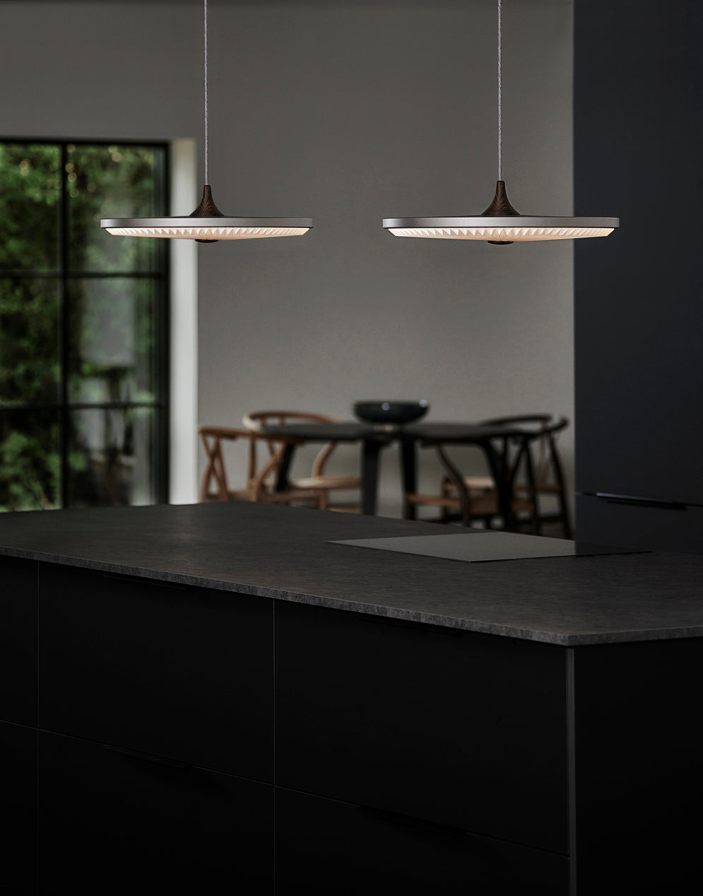 Závěsné svítidlo MODEL 198 SOLEIL uzený dub