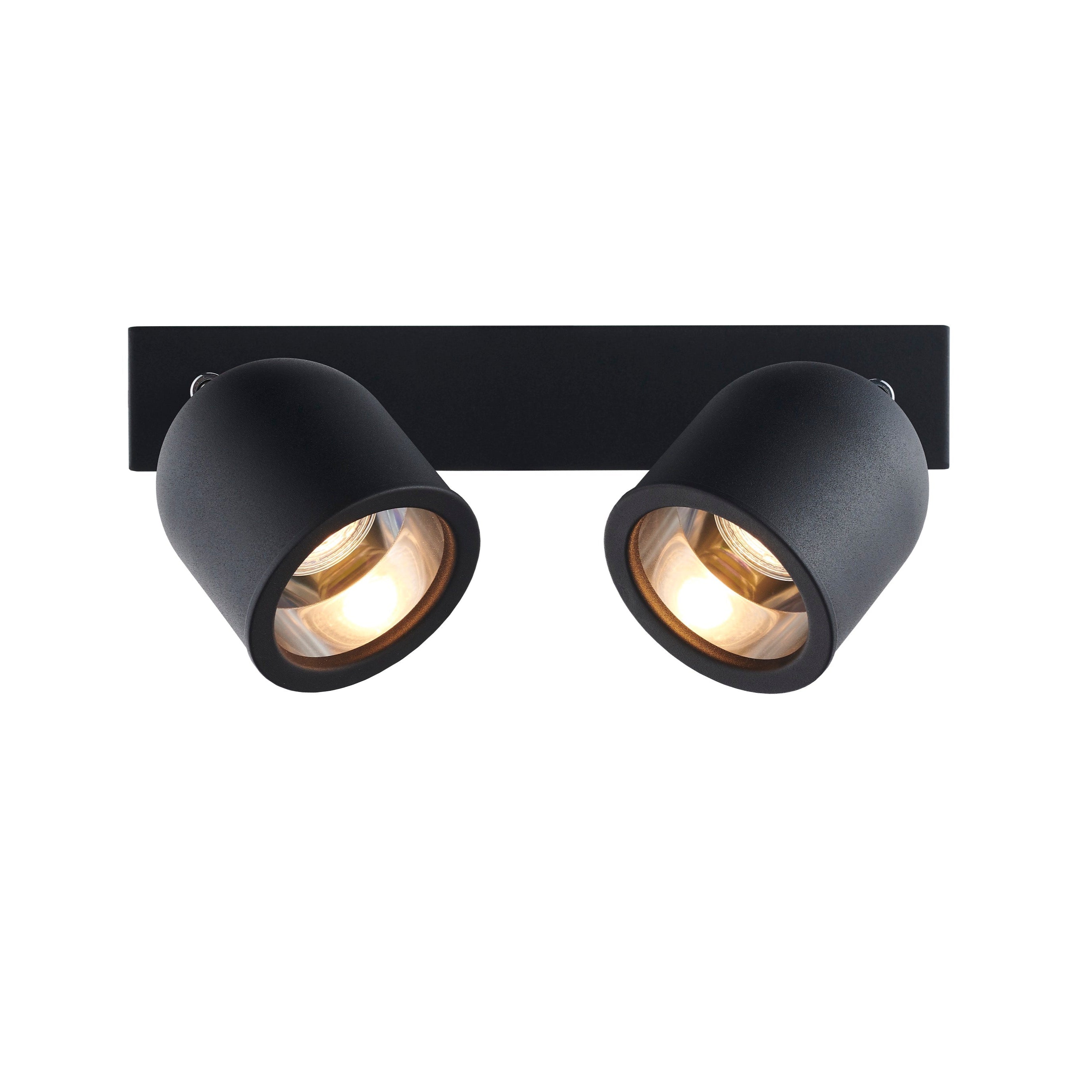 SPARK 2 Black Two-Point Ceiling Lamp