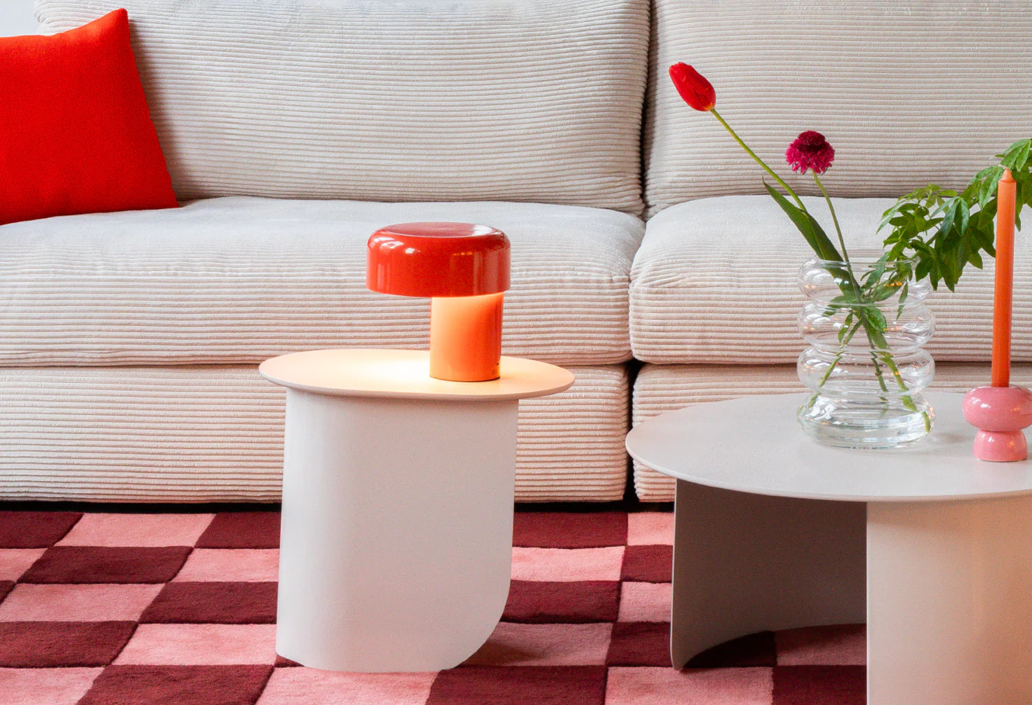 Stolní lampa SCOOP chromovaná