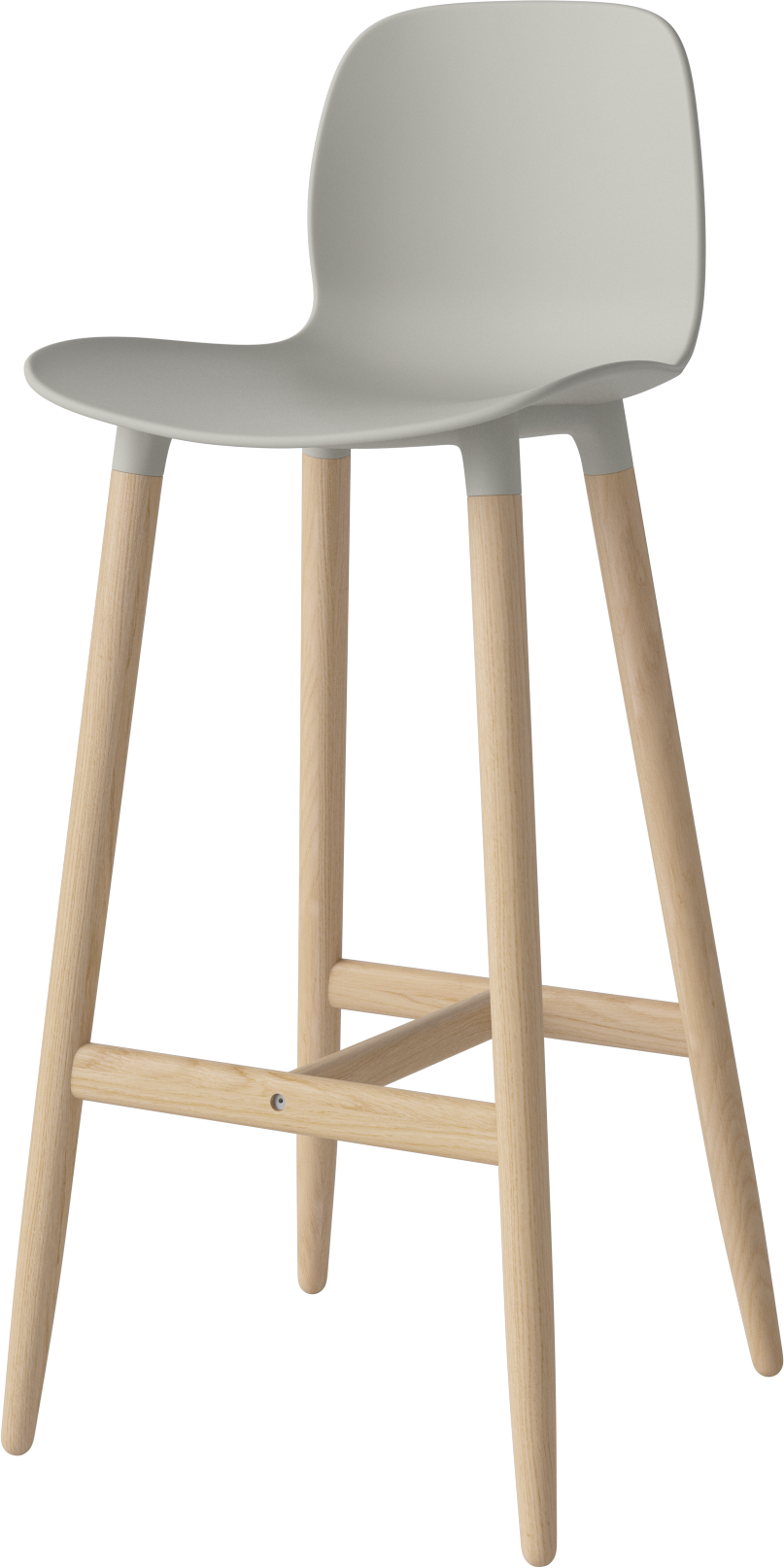 Hoker SEED šedý s bílým podstavcem