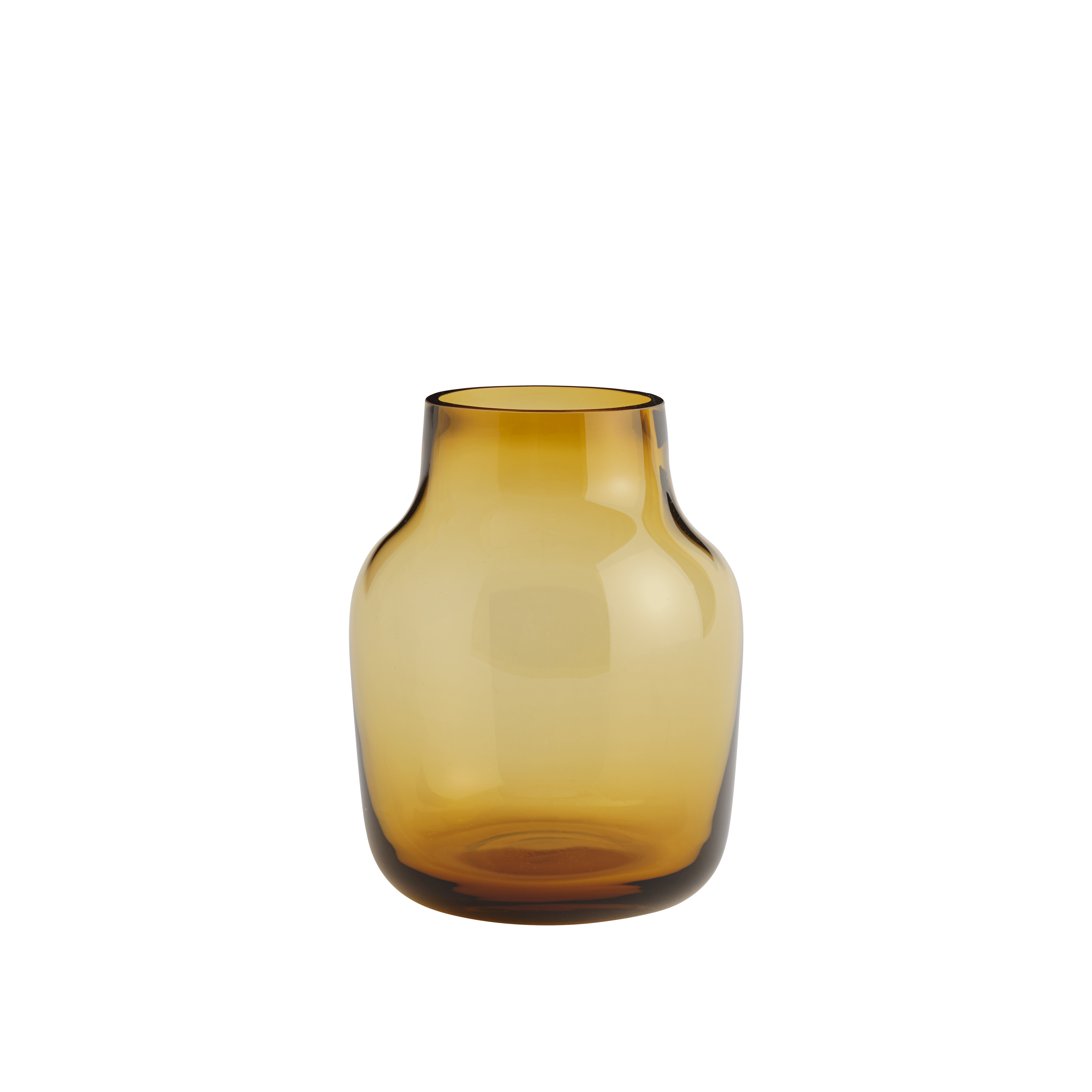 Amber SILENT Glass Vase