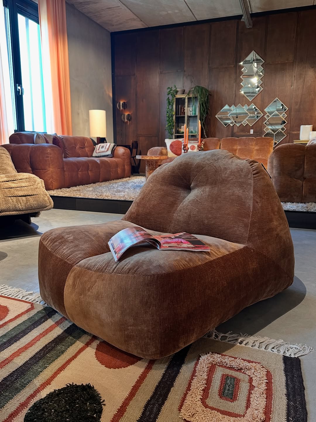 Hnědá křesla TOMBAG