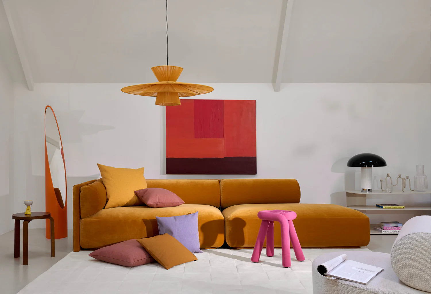 Závěsné svítidlo SOLLE terakota