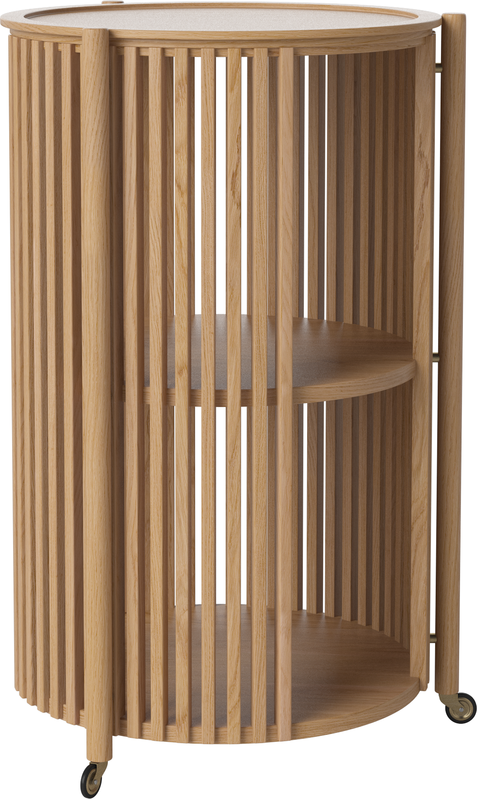 Barový stolek STORY z dubového dřeva