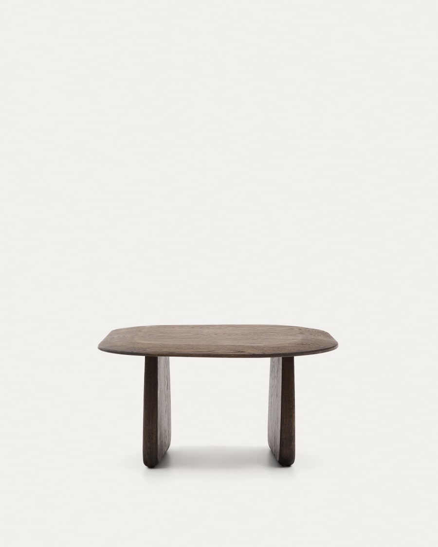 Boční stolek PIRITA tmavé dubové dřevo