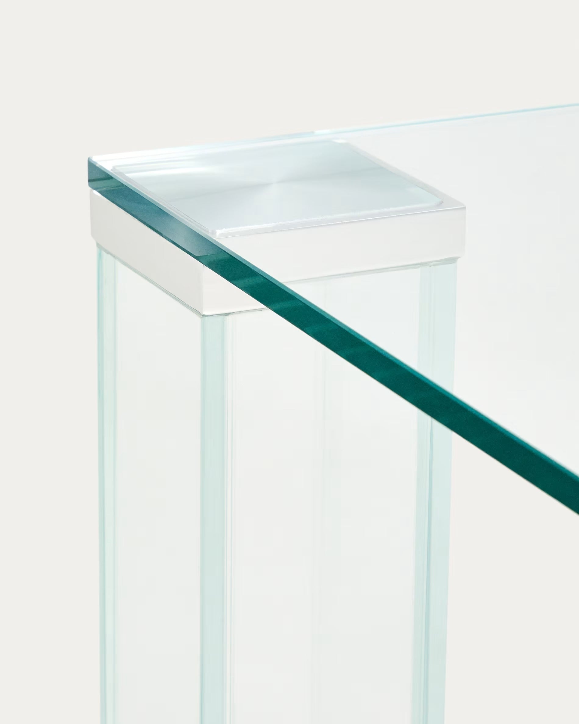 ADULARIA Table transparent tempered glass