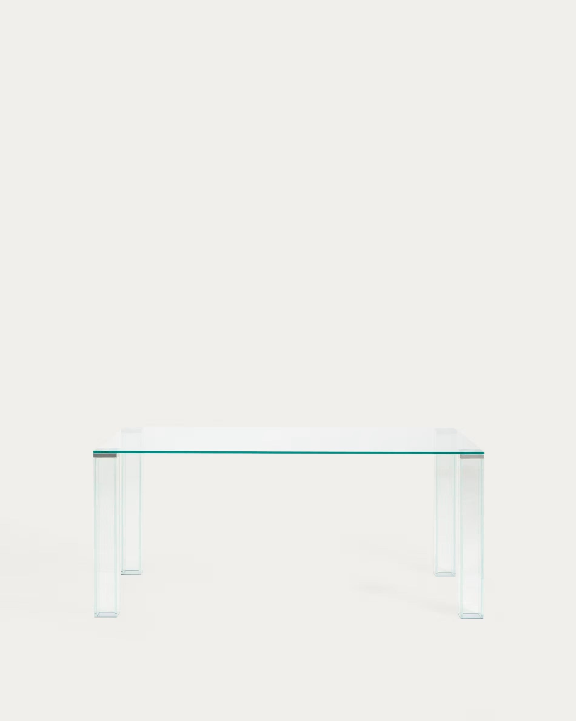 ADULARIA Table transparent tempered glass