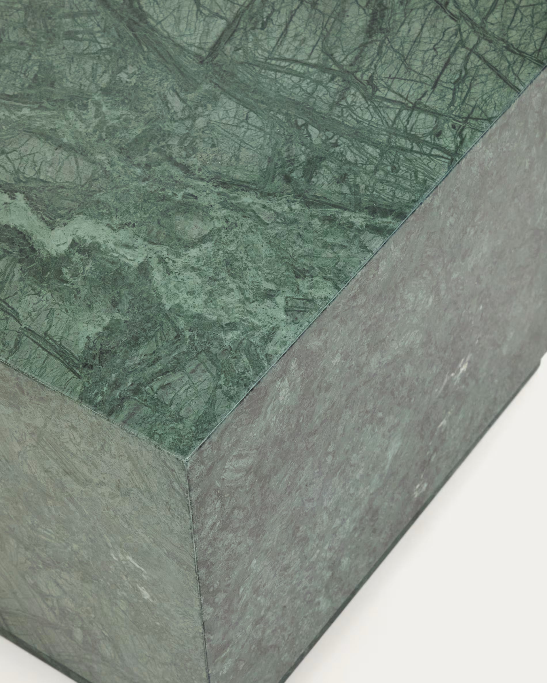 Konferenční stolek SOREIN zelený mramor