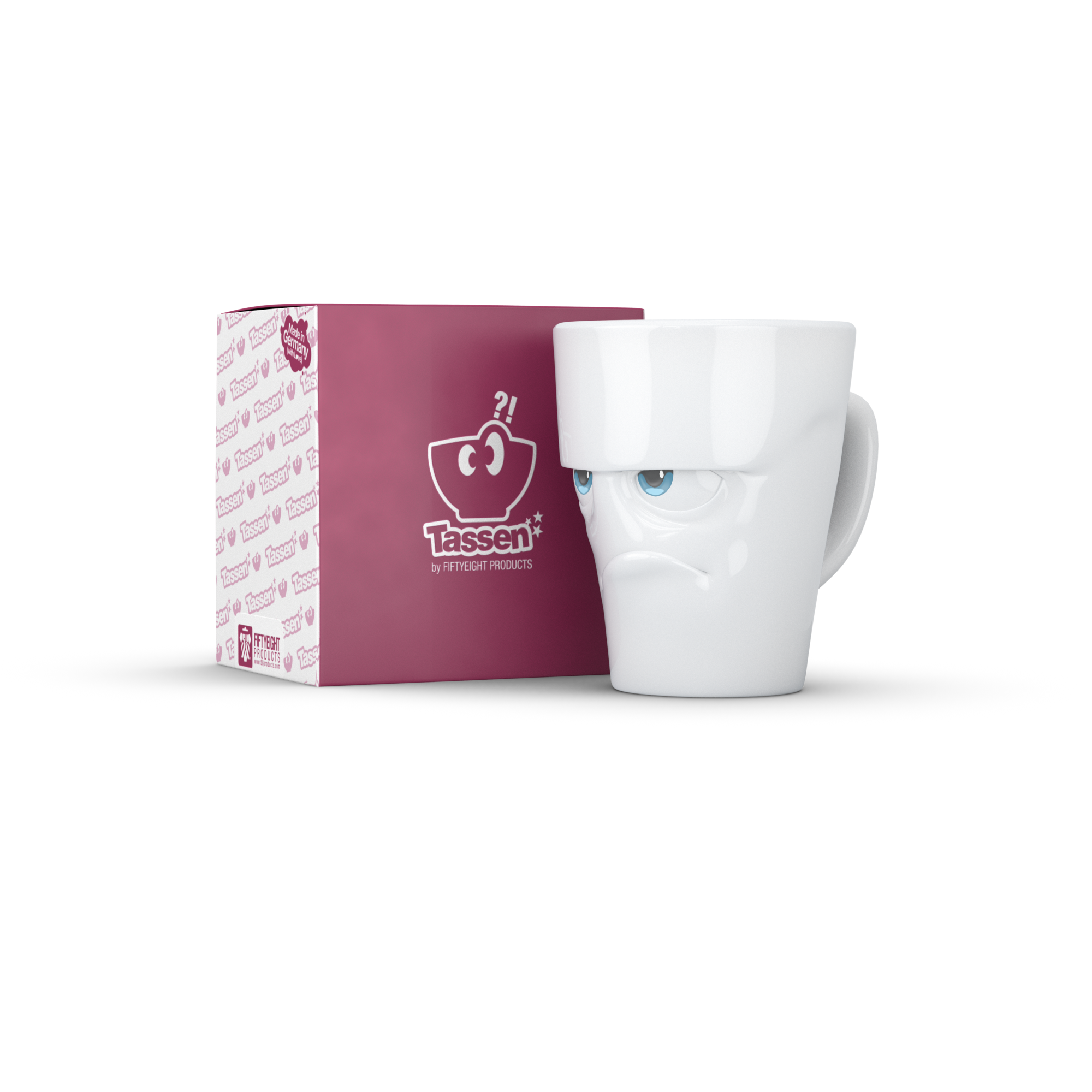 GRUMPY Mug with Blue Eyes