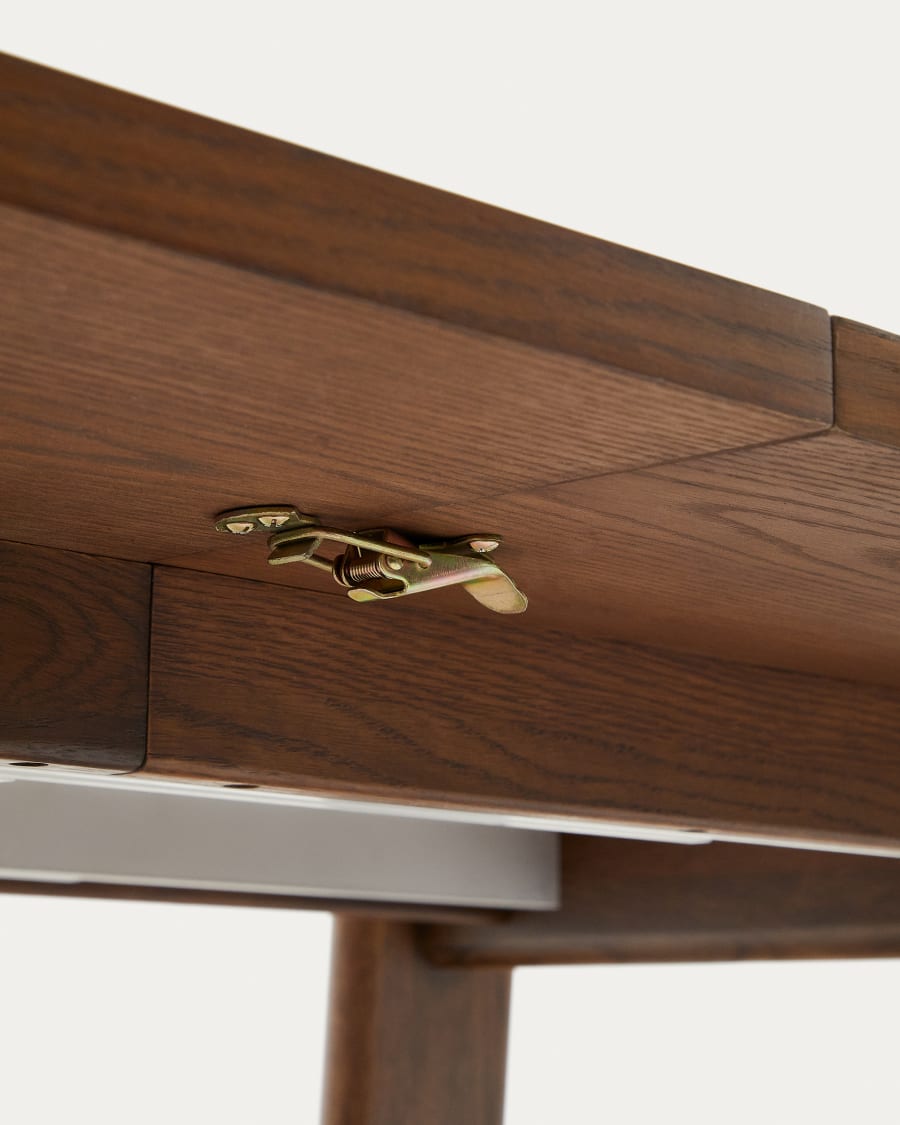 Rozkládací stůl ARLEN dýha z dubu s ořechovým povrchem