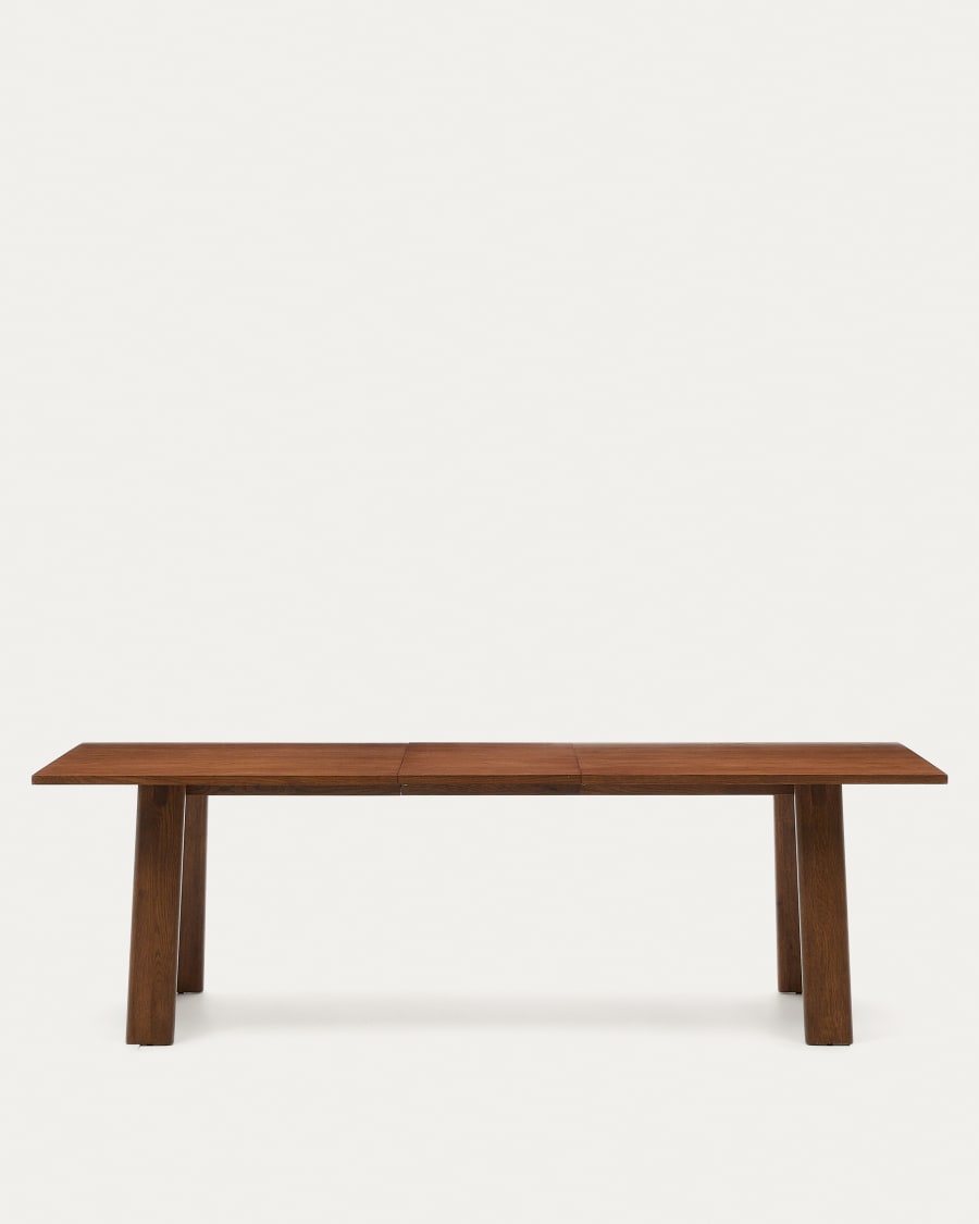 Rozkládací stůl ARLEN dýha z dubu s ořechovým povrchem