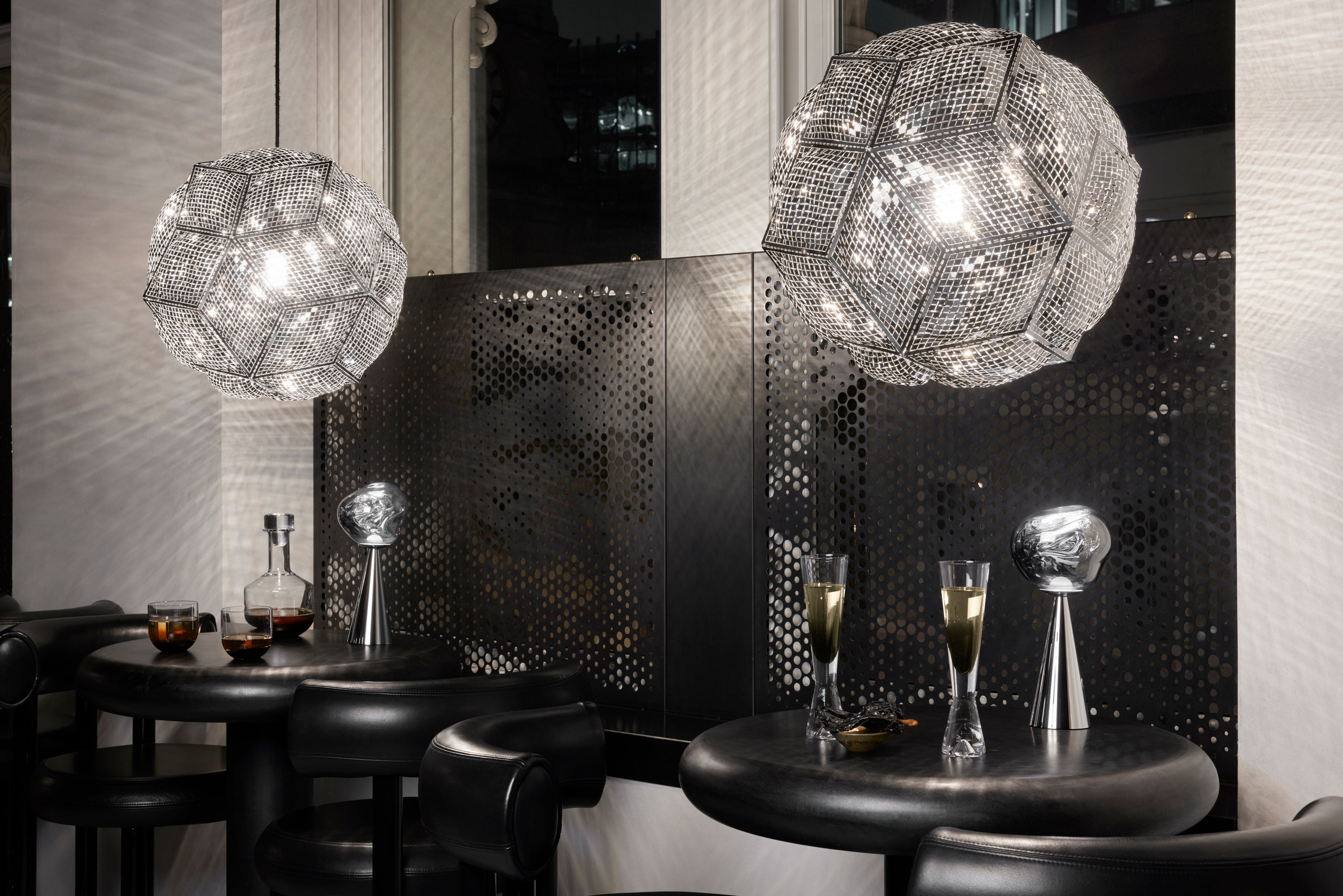 Sada sklenic na whiskey TANK černé sklo