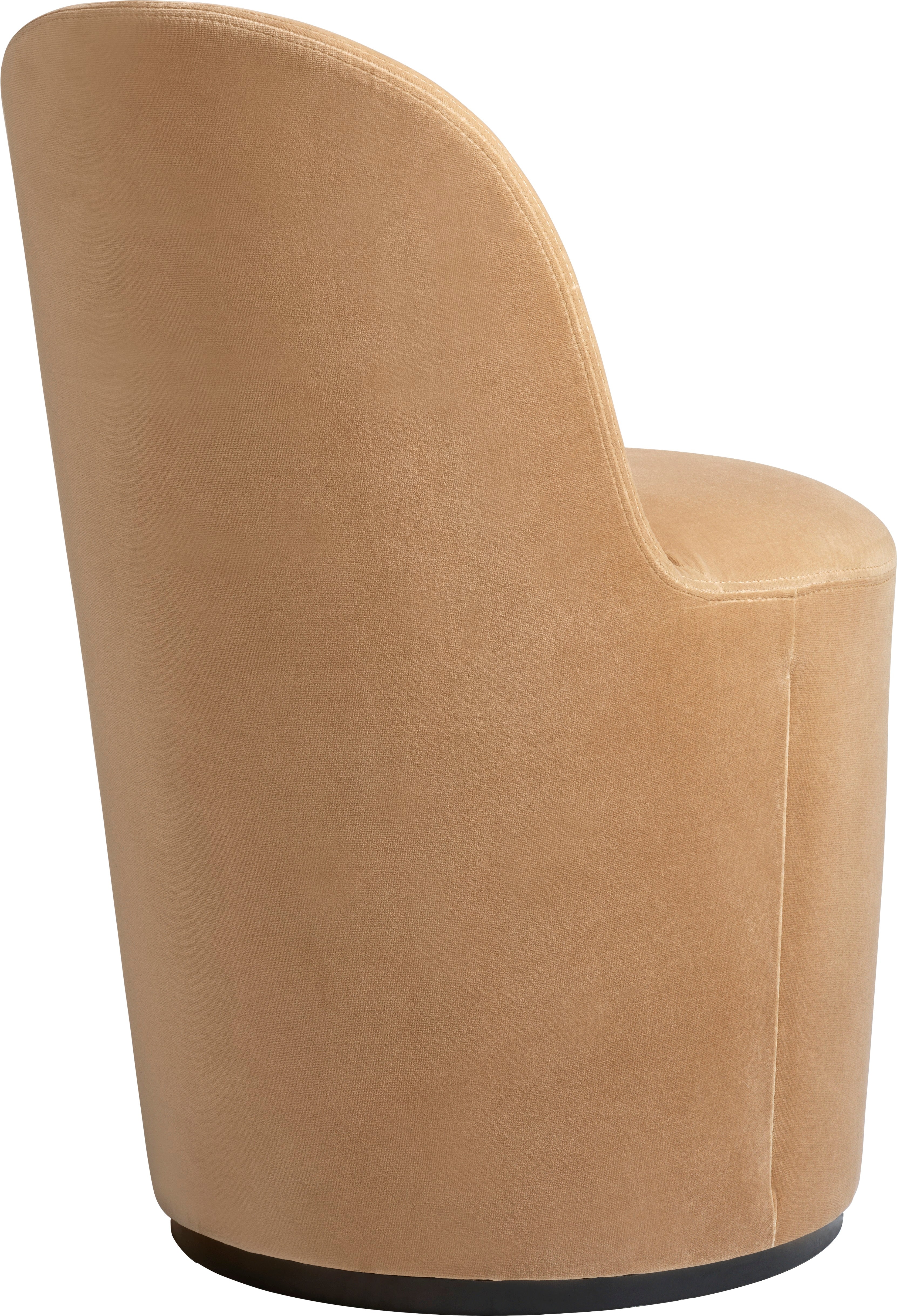 Křeslo TAIL čalouněné s černým podstavcem