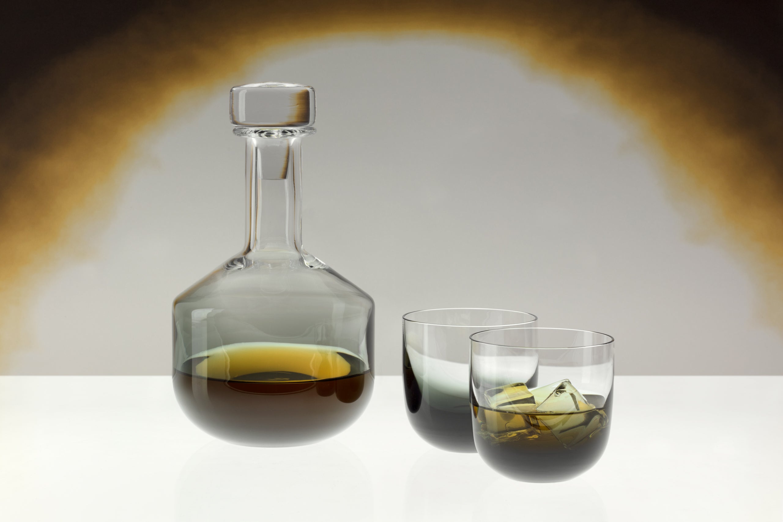 Sada sklenic na whiskey TANK černé sklo