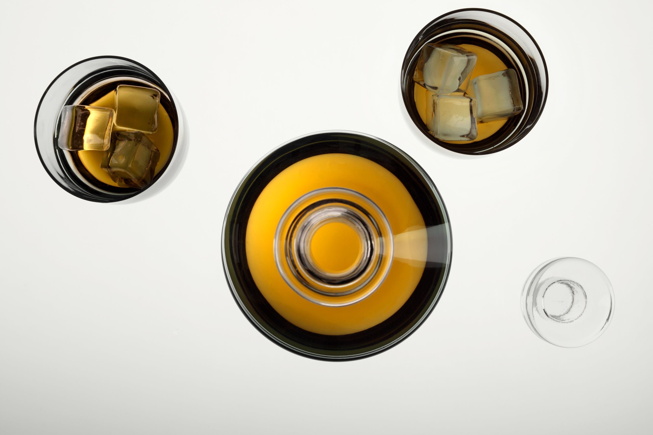 Sada sklenic na whiskey TANK černé sklo