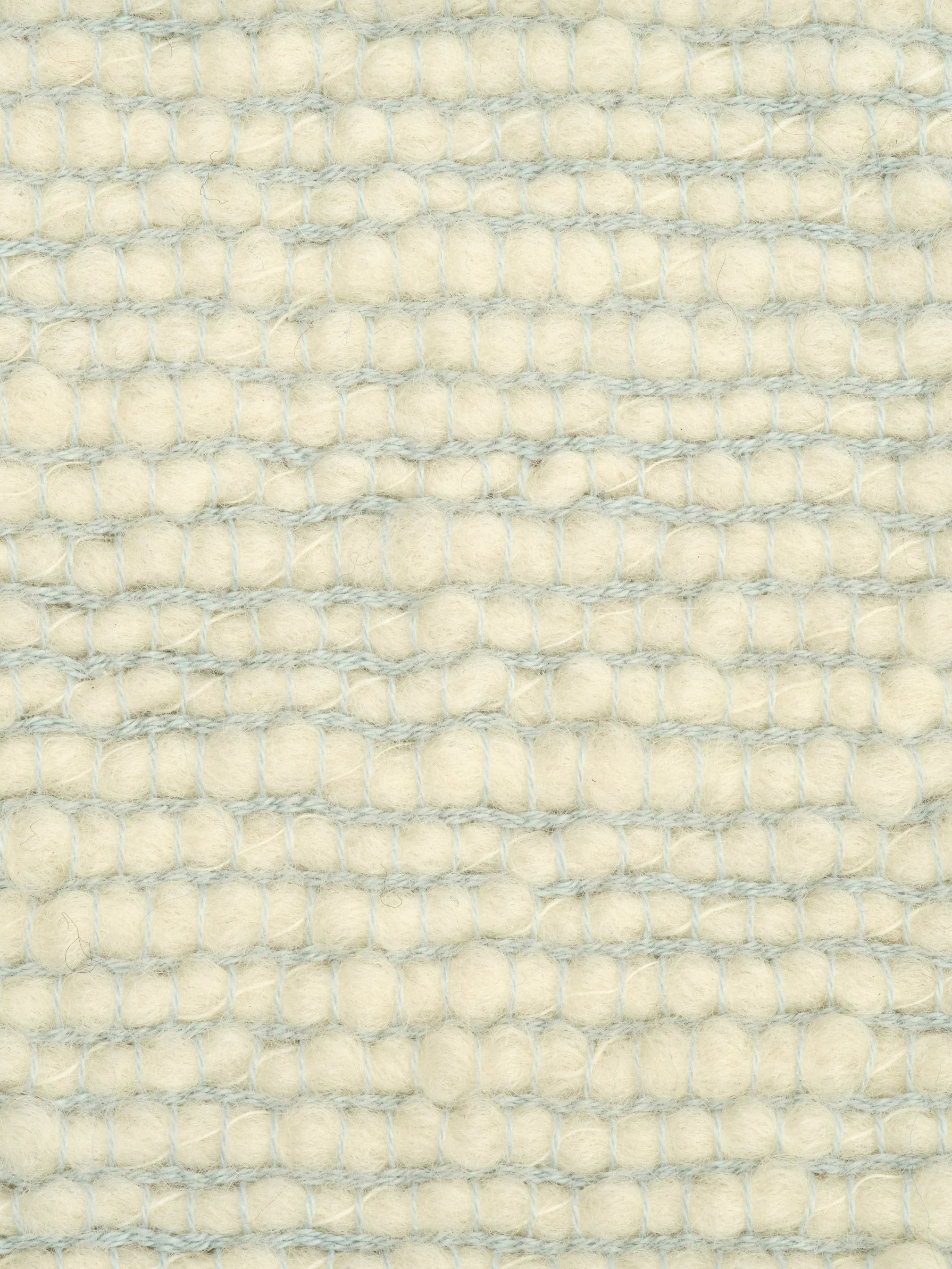 THREAD cushion cream with blue