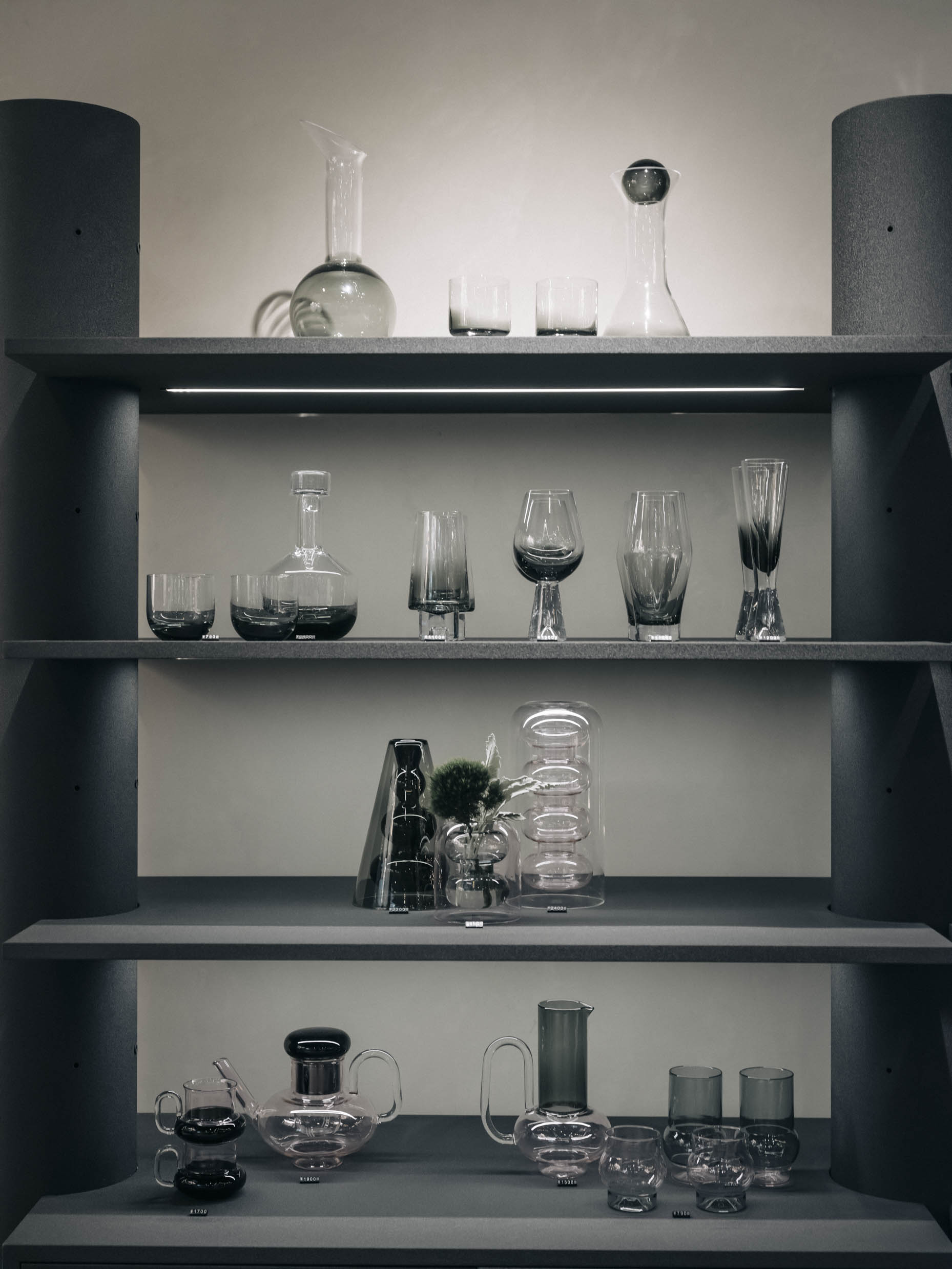 Sada sklenic na whiskey TANK černé sklo