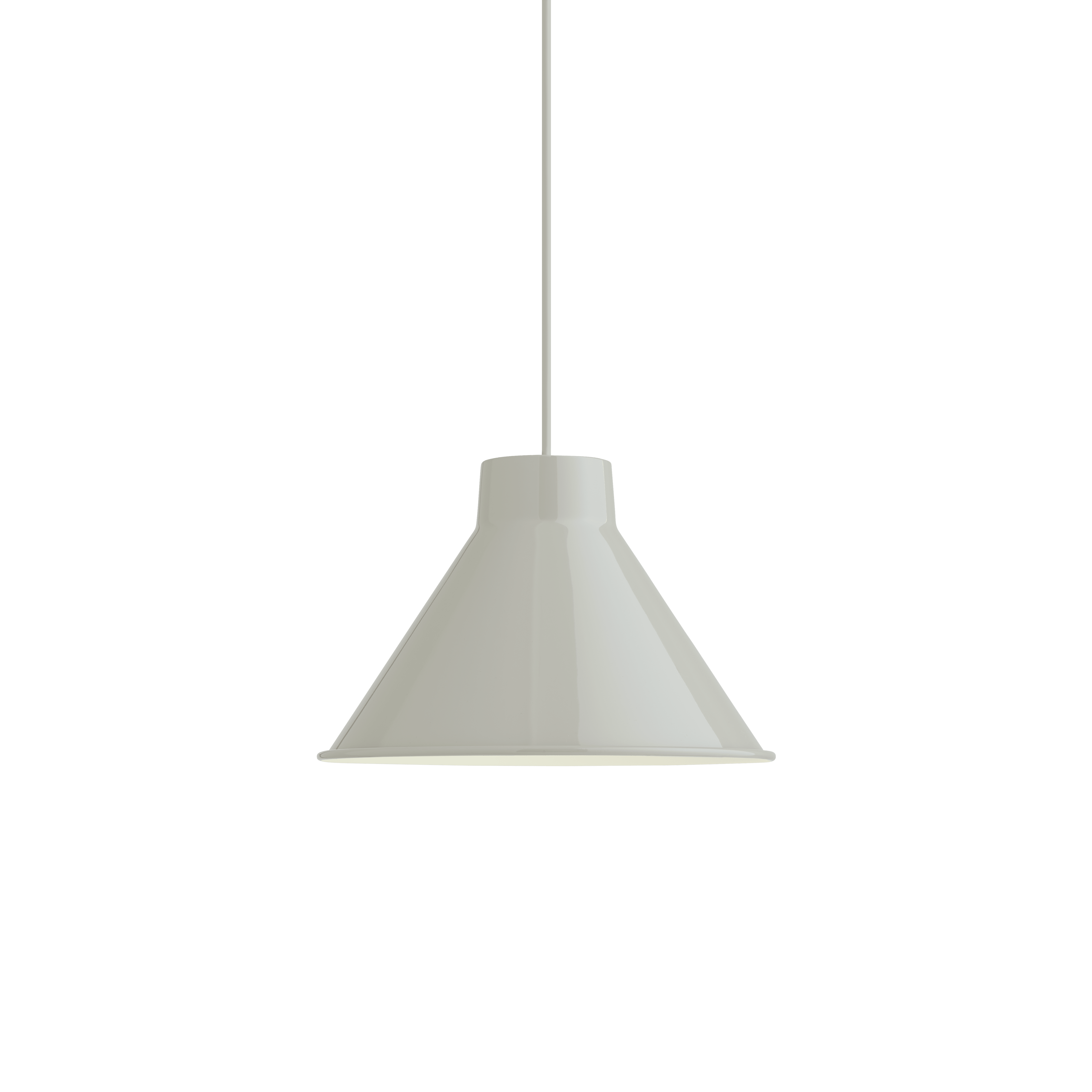 Závěsná lampa TOP šedá
