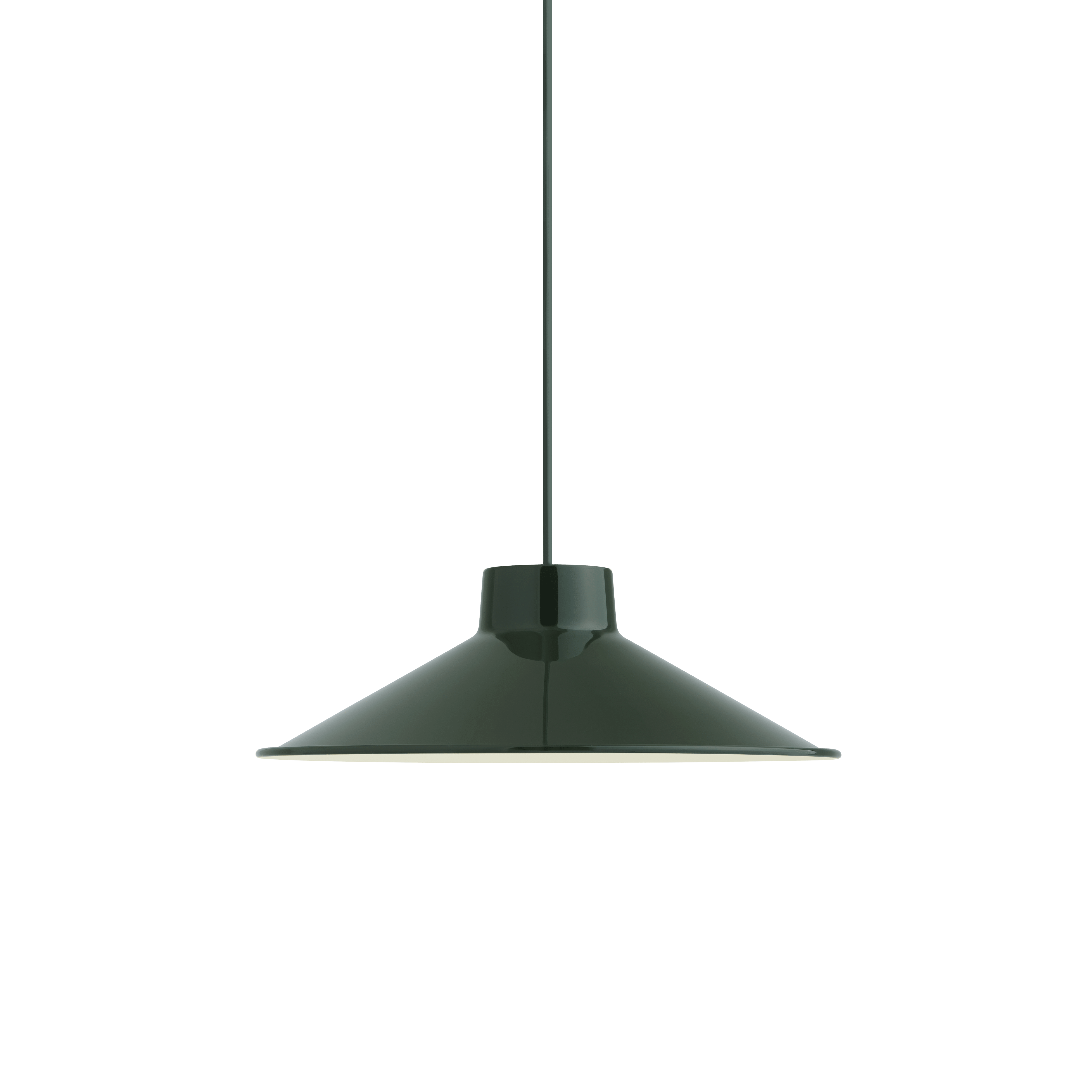 Závěsná lampa TOP tmavě zelená
