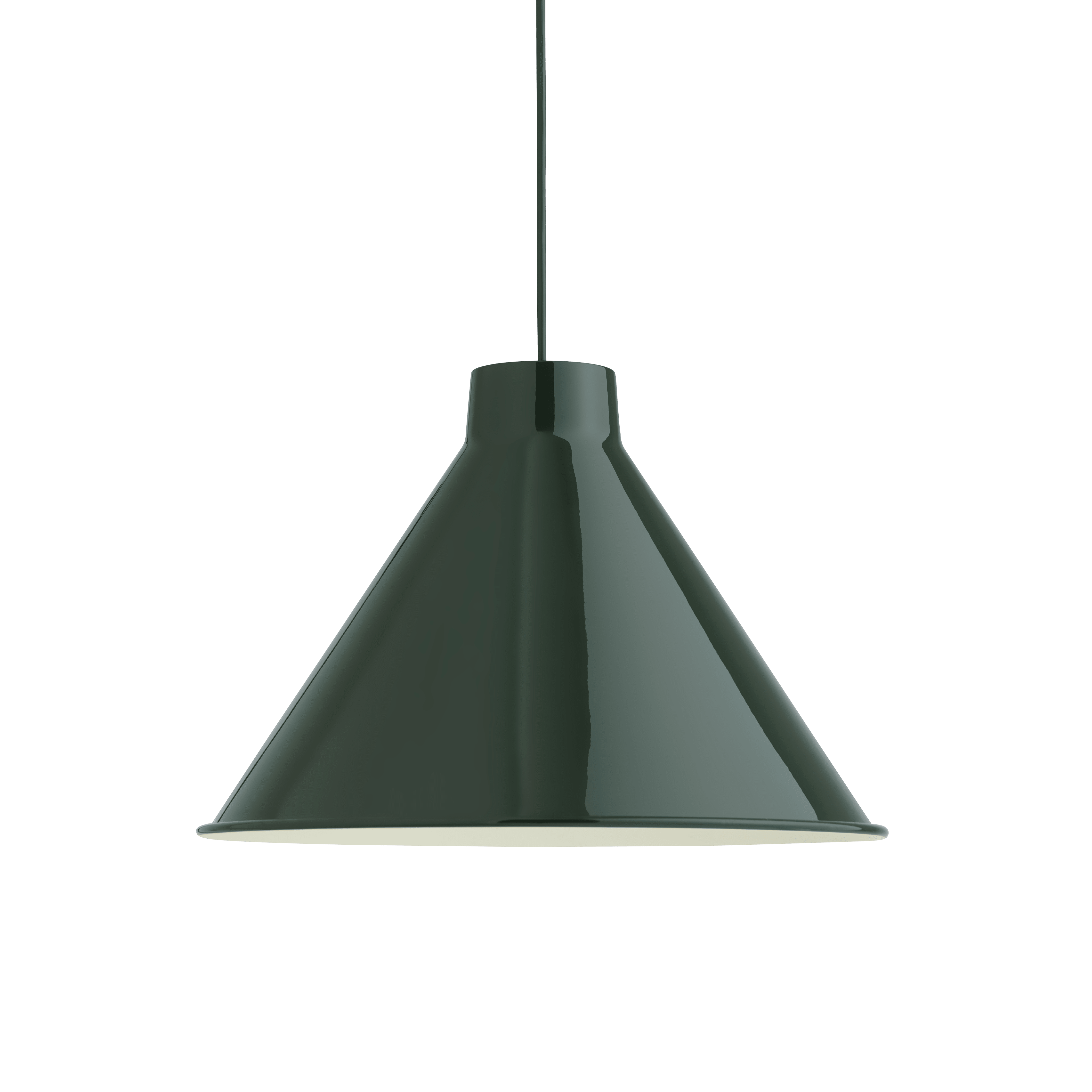 Závěsná lampa TOP tmavě zelená