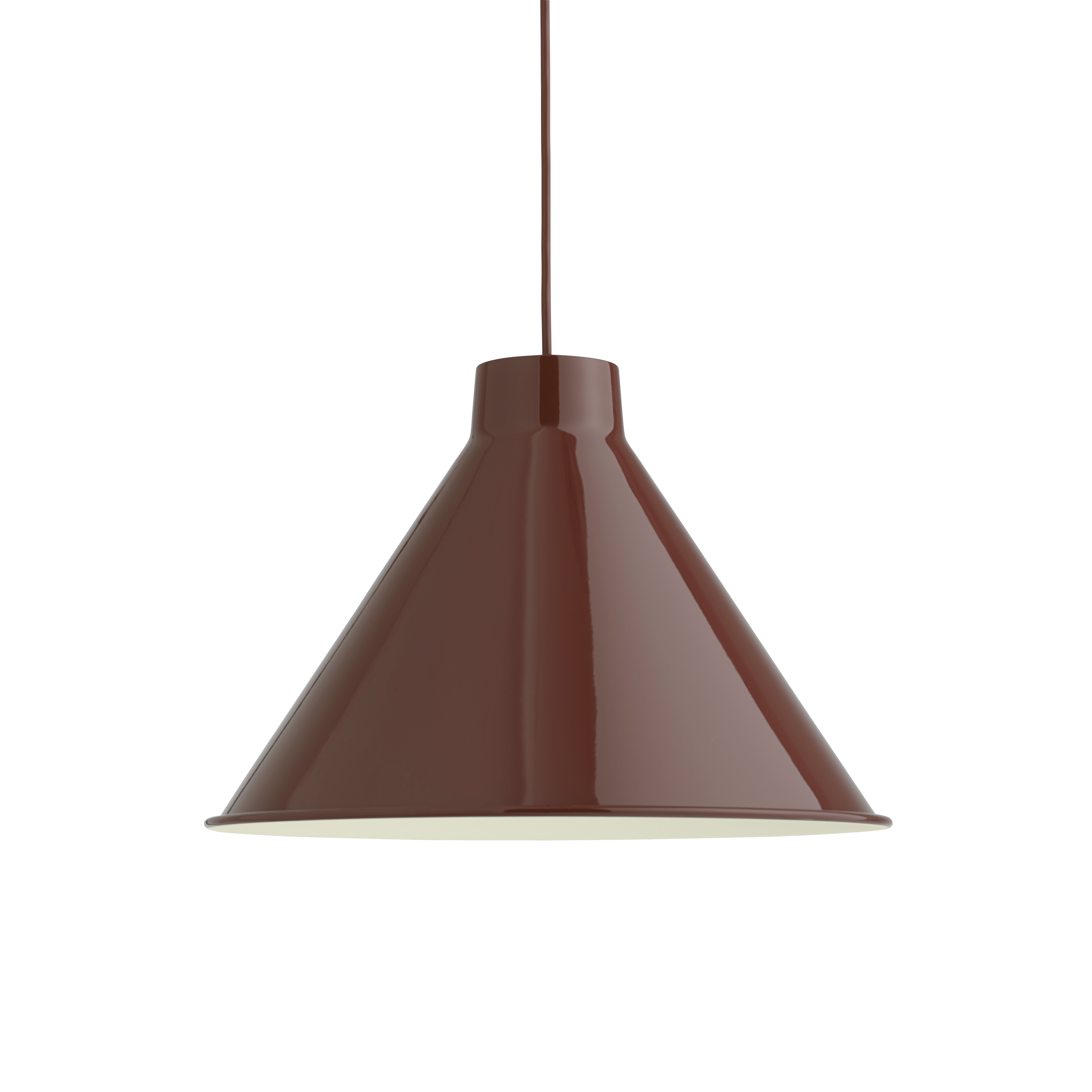 Závěsná lampa TOP bordó