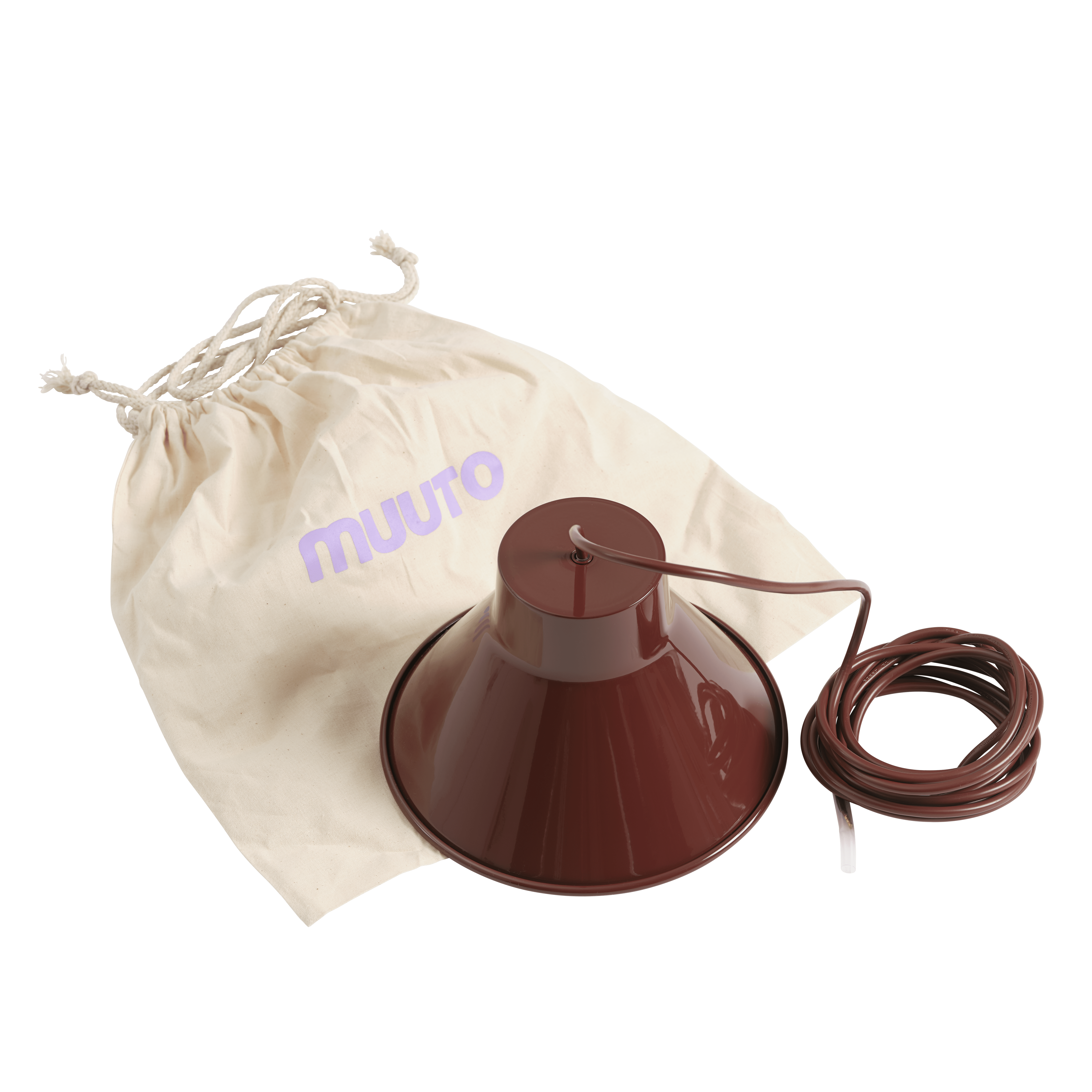 Závěsná lampa TOP bordó