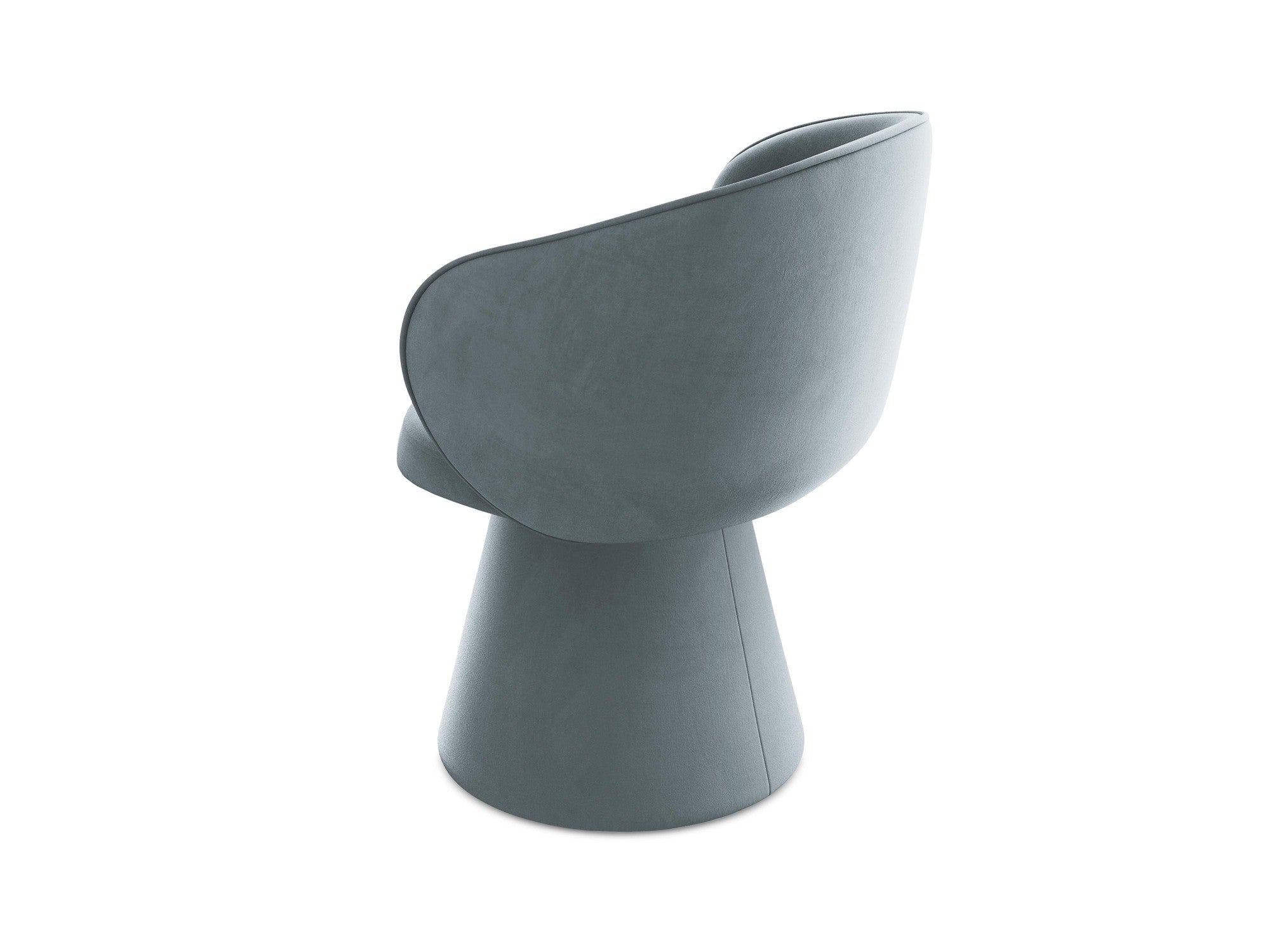 Velvet Chair UALA Light Blue